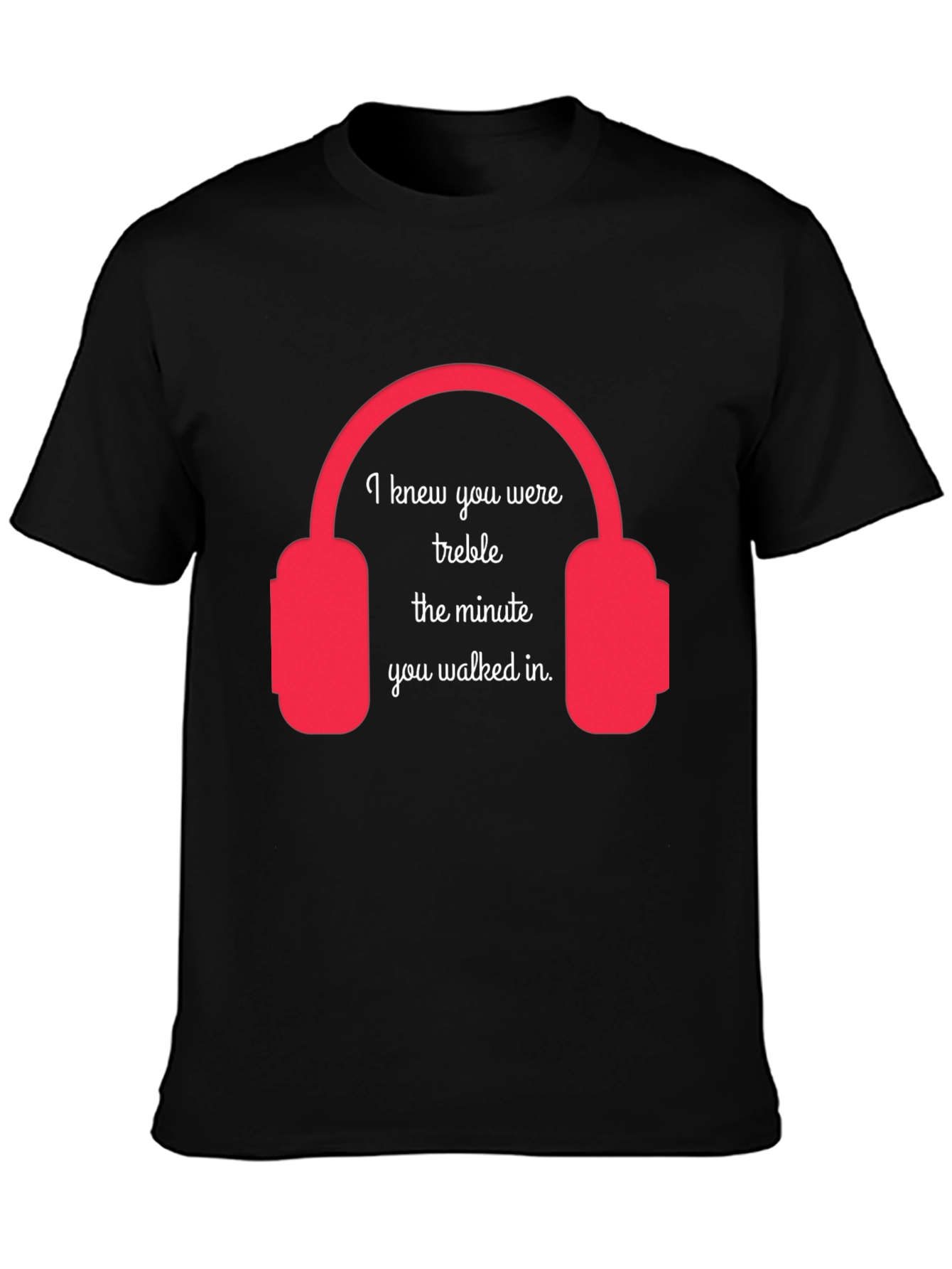 Treble Headphones Graphic T-Shirt