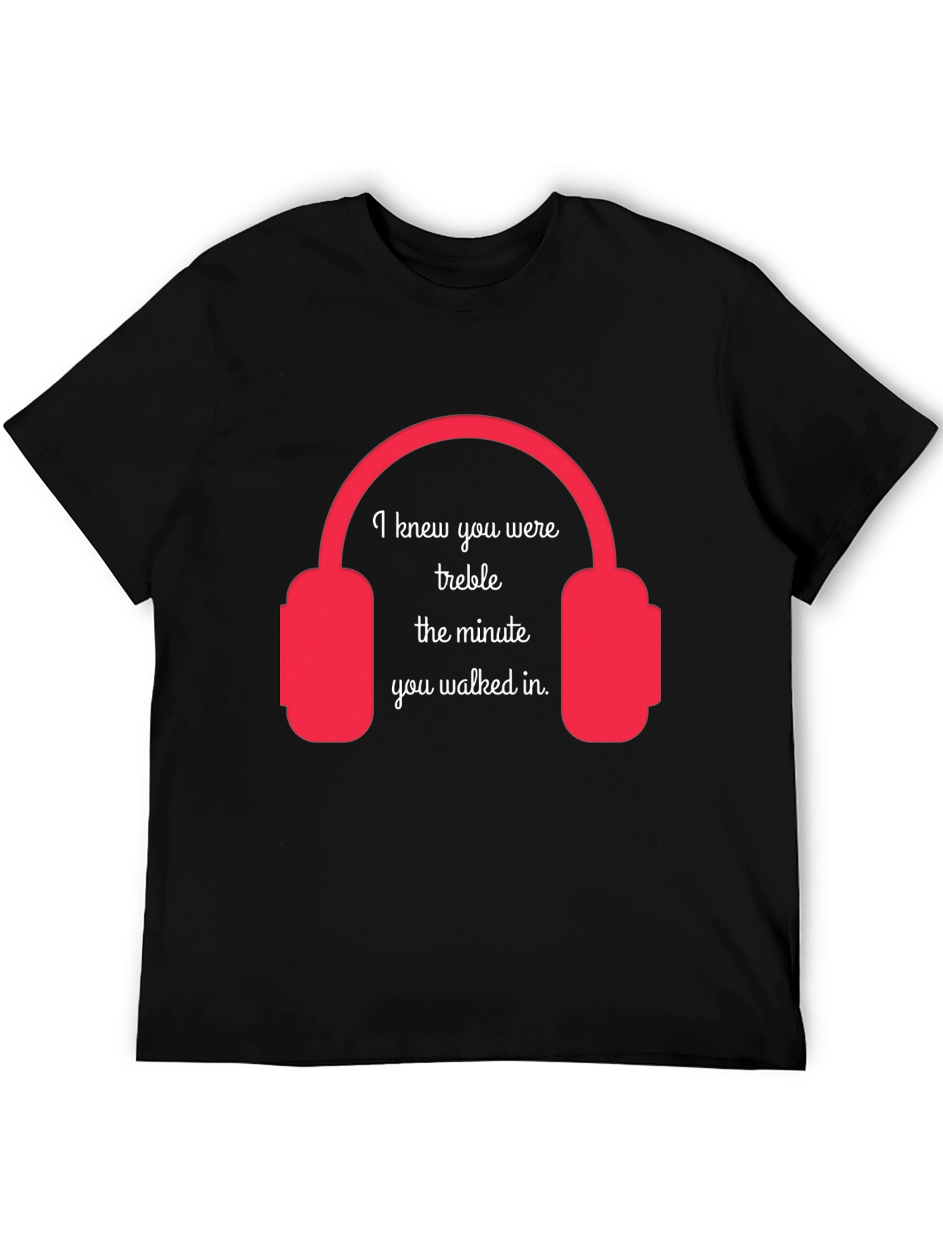 Treble Headphones Graphic T-Shirt