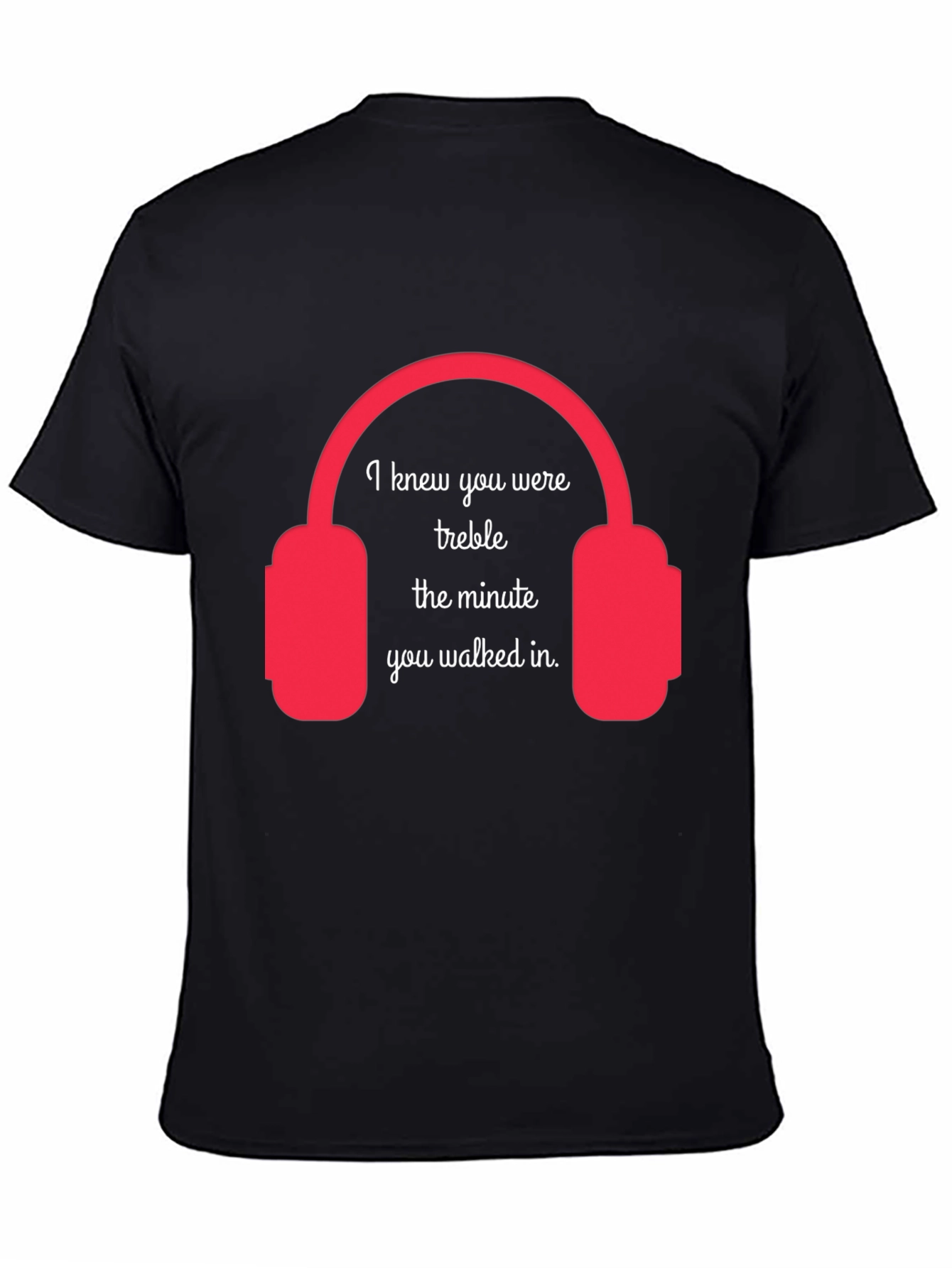 Treble Headphones Graphic T-Shirt