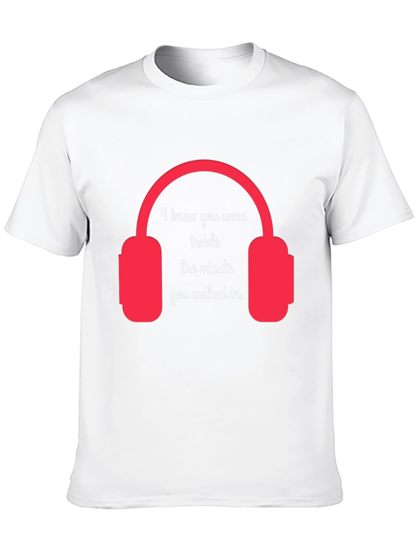 Treble Headphones Graphic T-Shirt