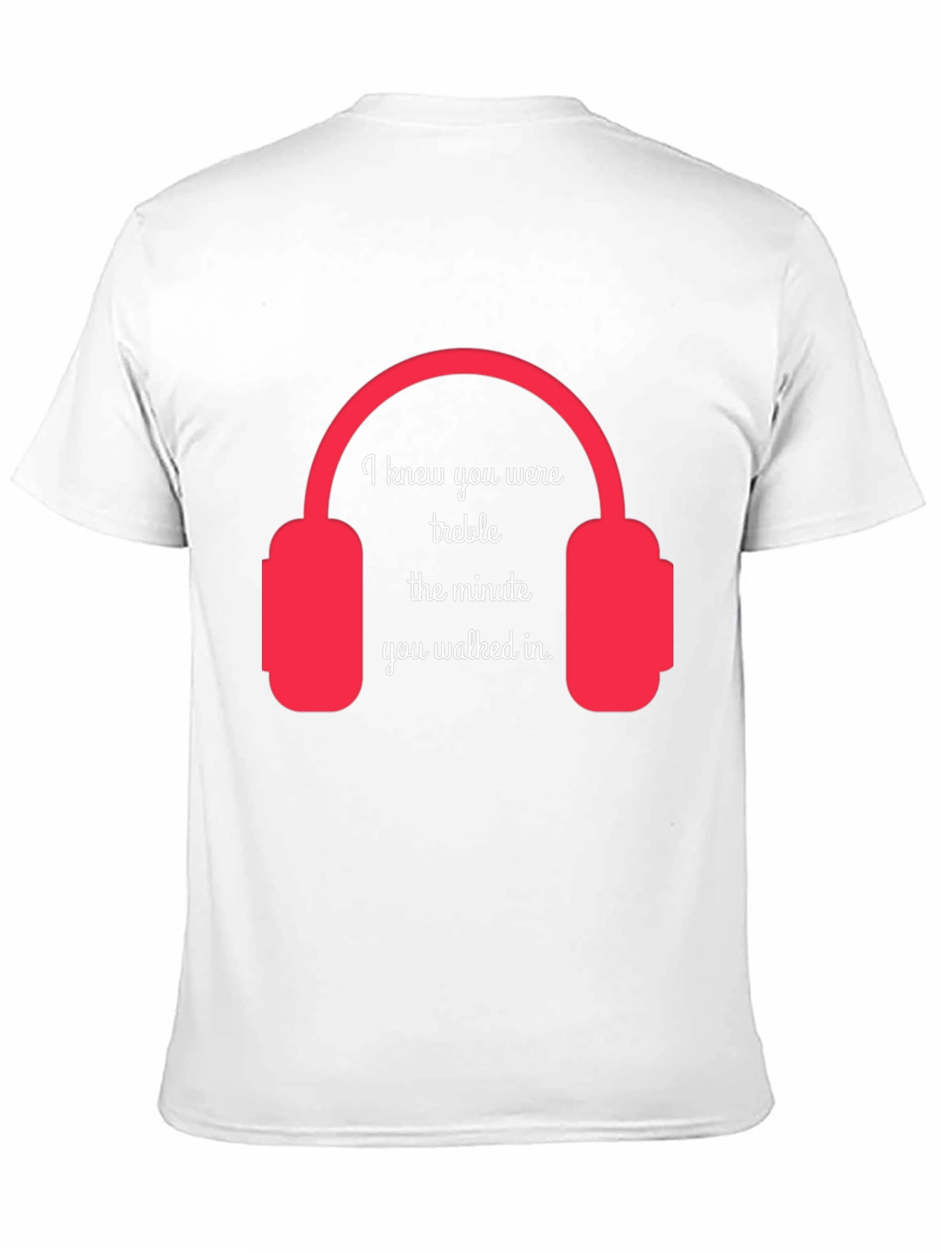 Treble Headphones Graphic T-Shirt