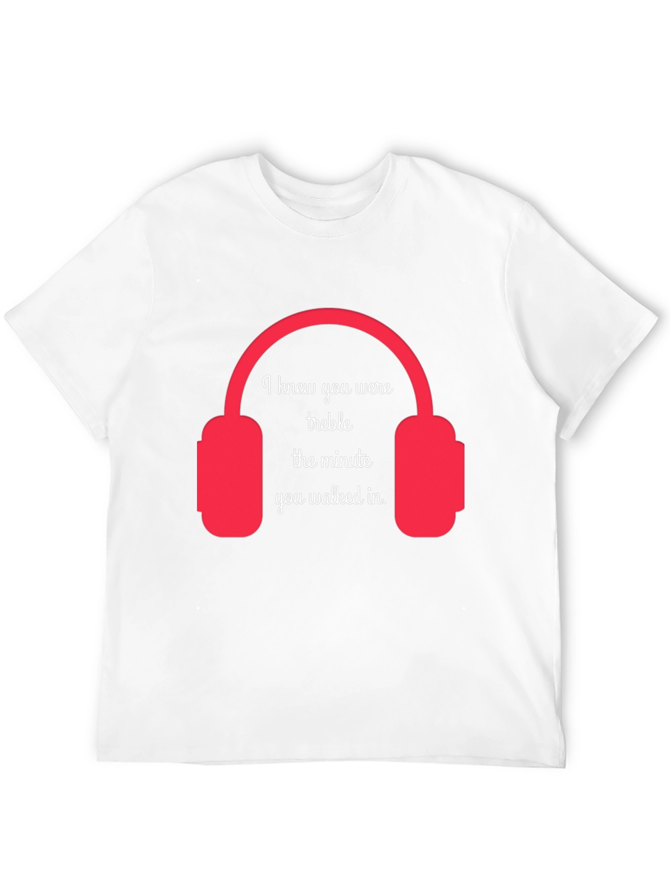 Treble Headphones Graphic T-Shirt
