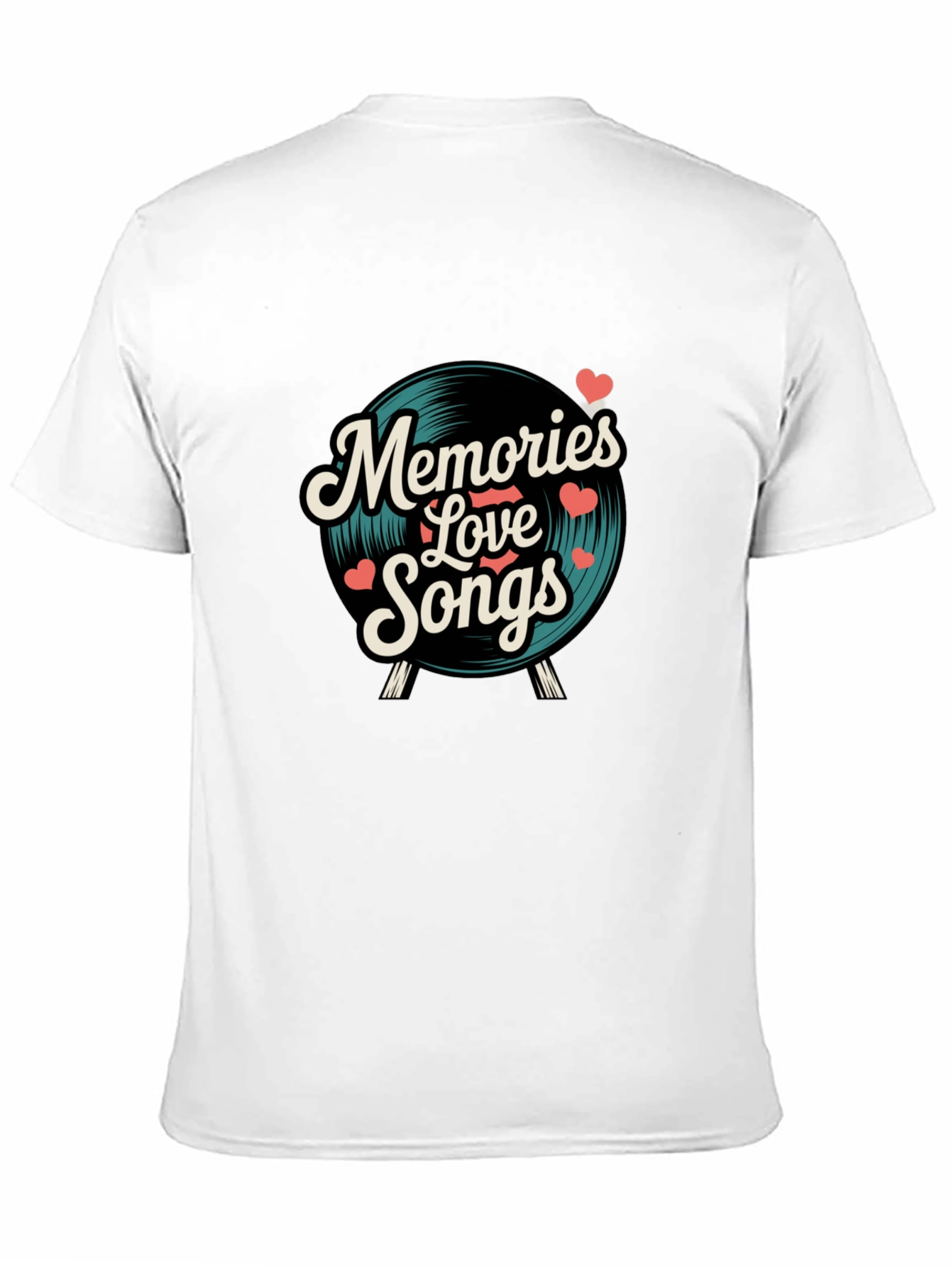 Memories Love Songs Vinyl Graphic Tee