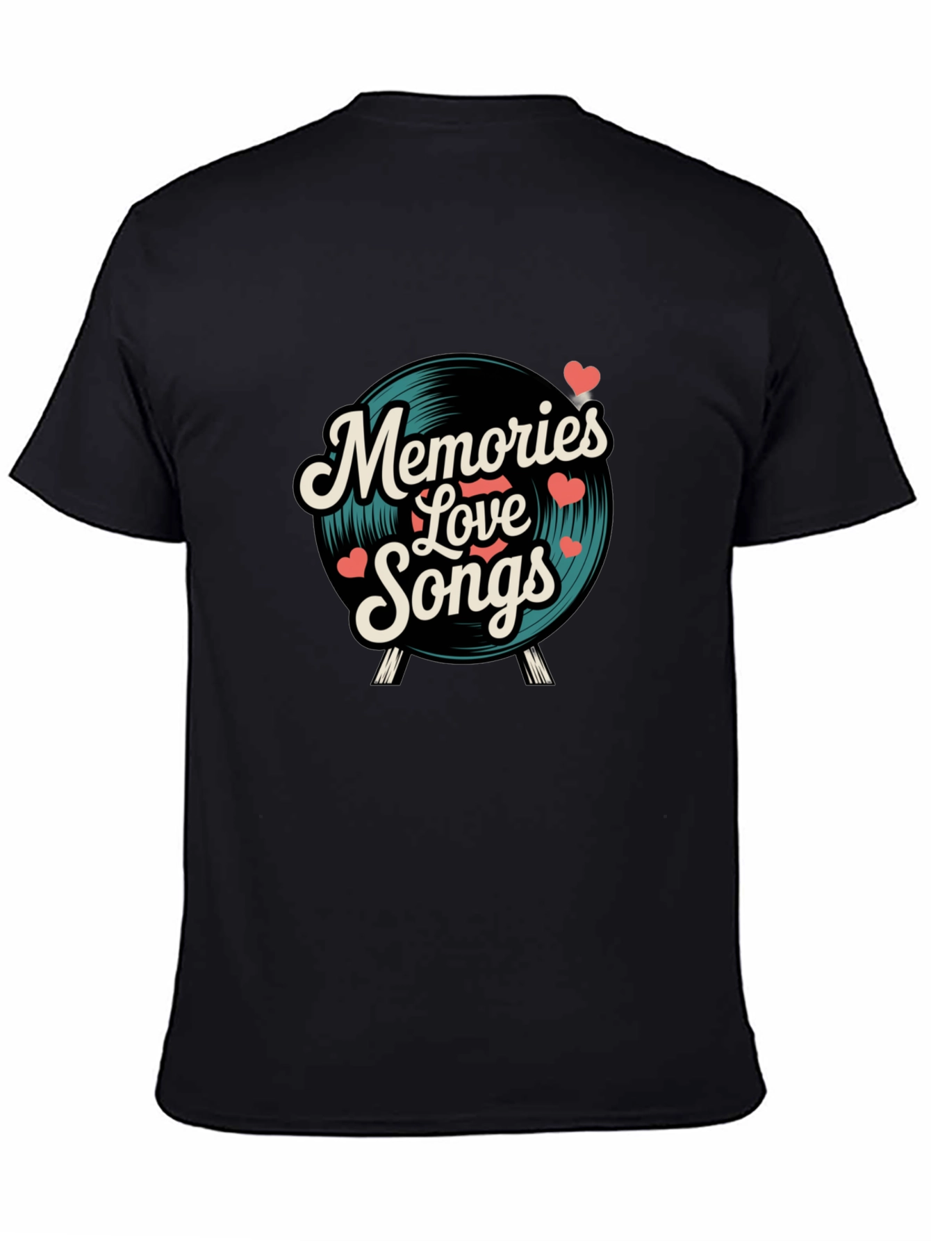 Memories Love Songs Vinyl Graphic Tee