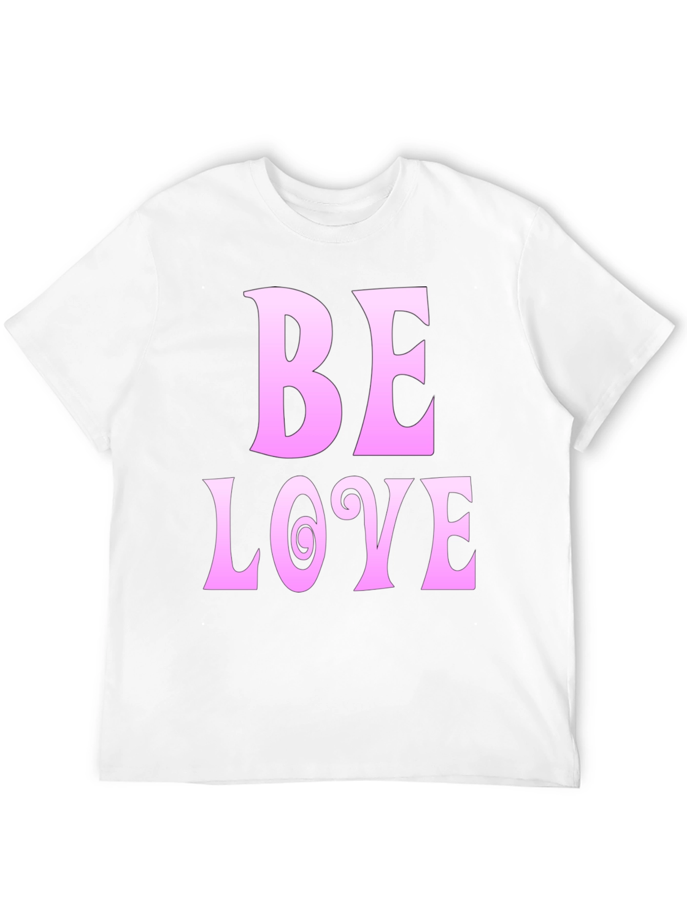 Be Love Black Graphic Tee