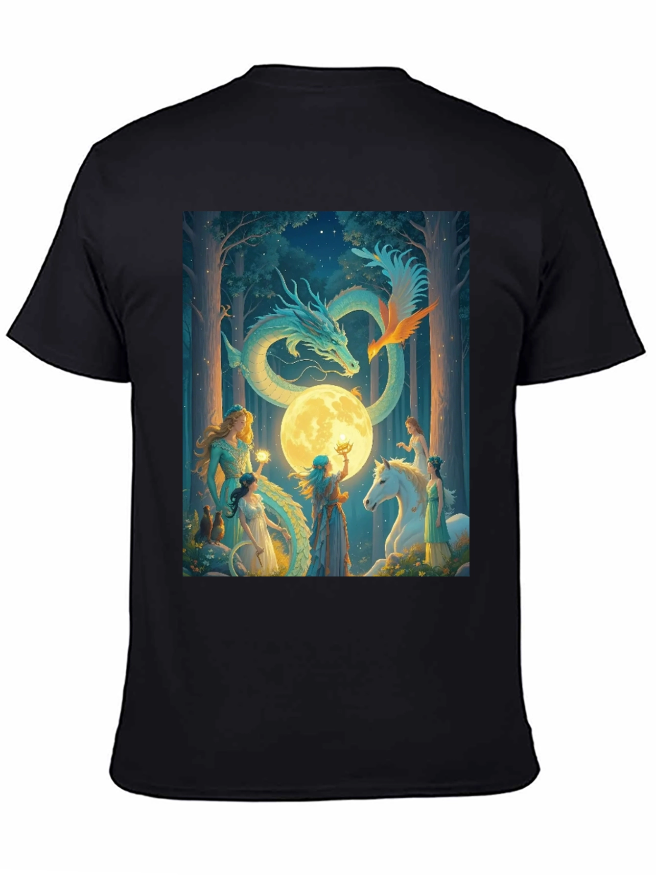 Fantasy Dragon & Fairy T-Shirt