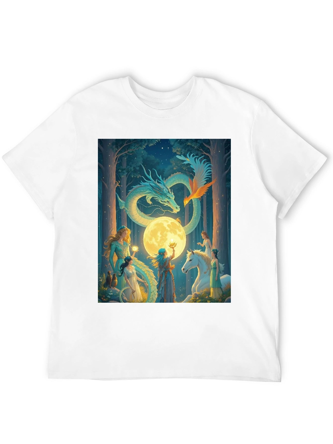 Fantasy Dragon & Fairy T-Shirt
