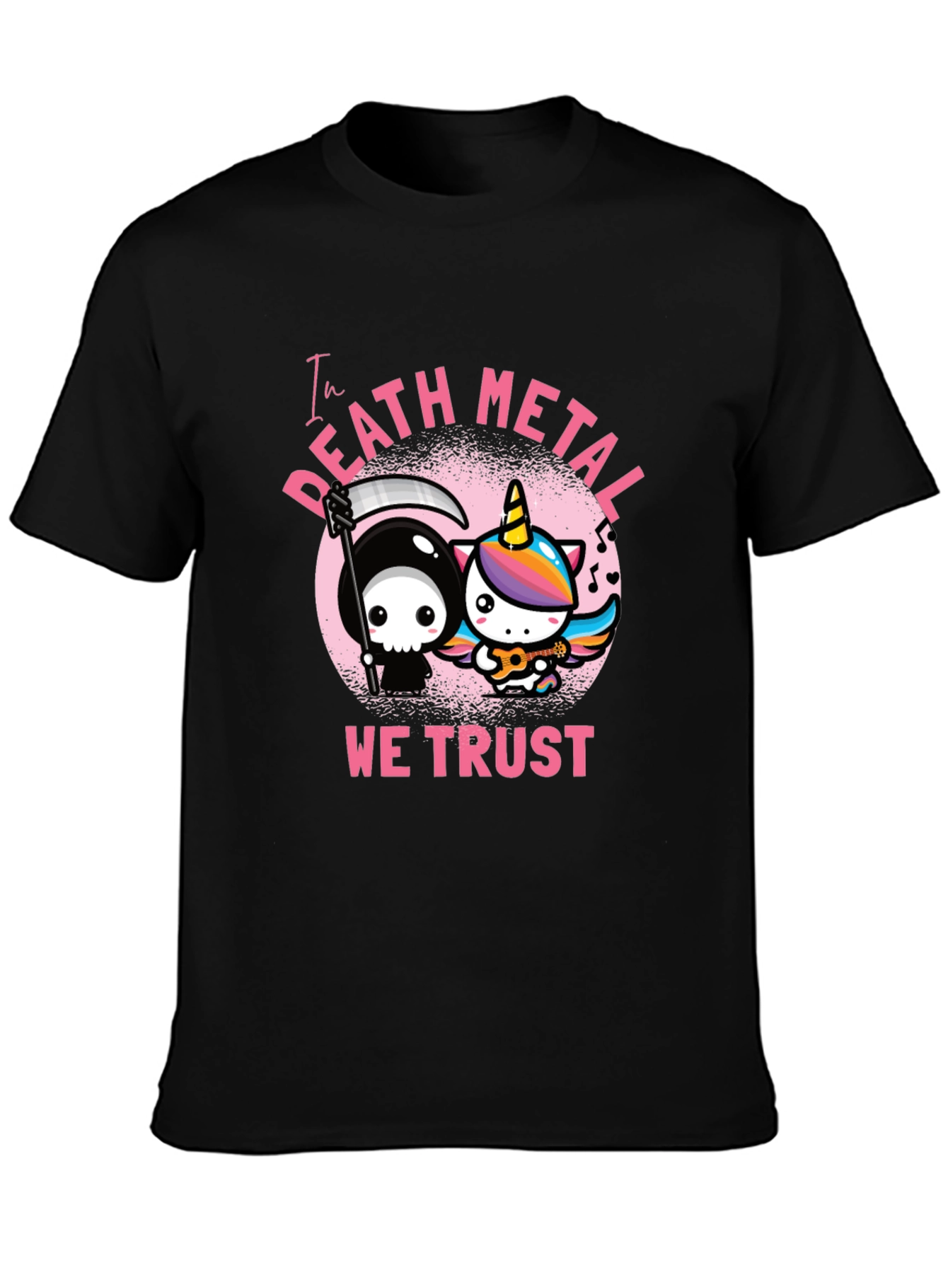 In Death Metal We Trust Graphic Tee