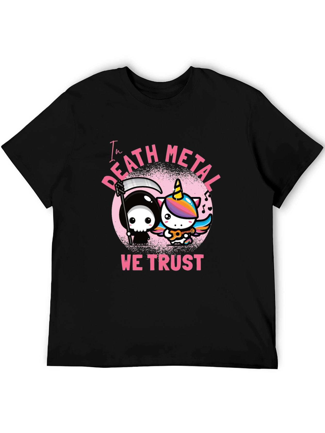 In Death Metal We Trust Graphic Tee