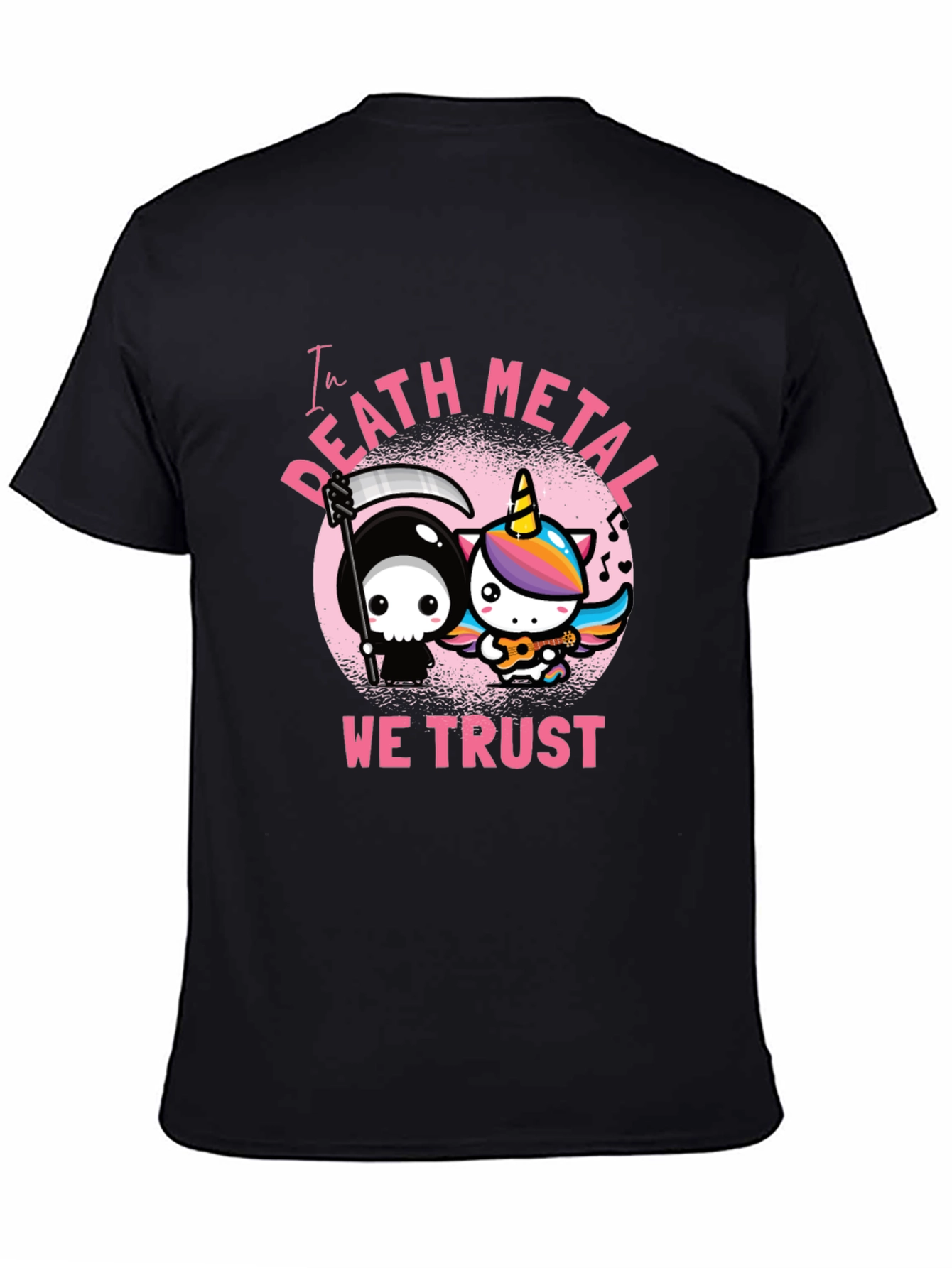 In Death Metal We Trust Graphic Tee