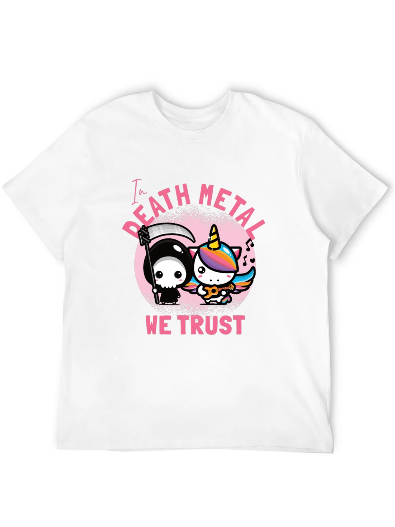 In Death Metal We Trust Graphic Tee