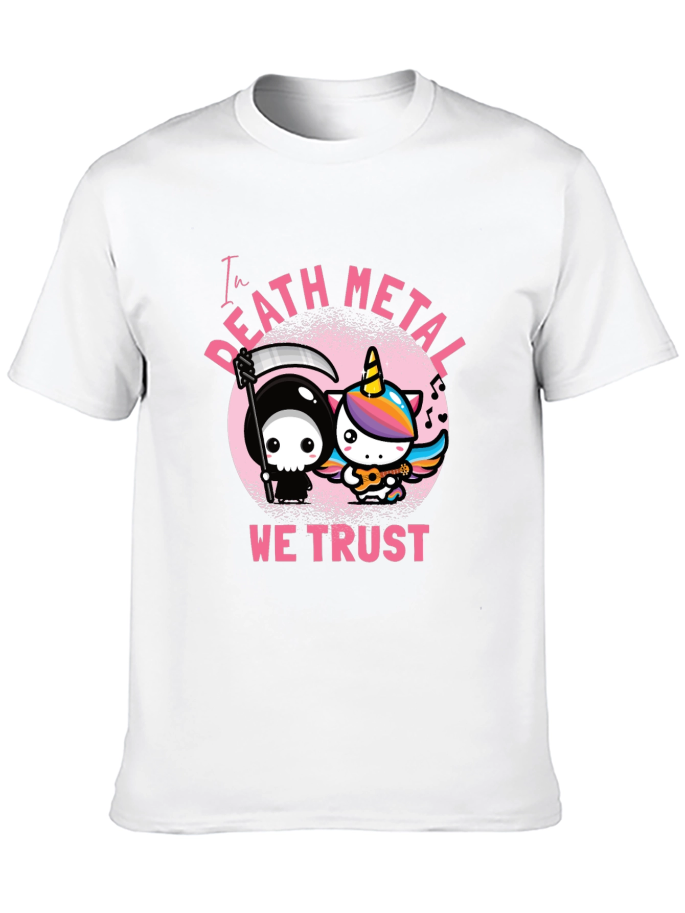In Death Metal We Trust Graphic Tee