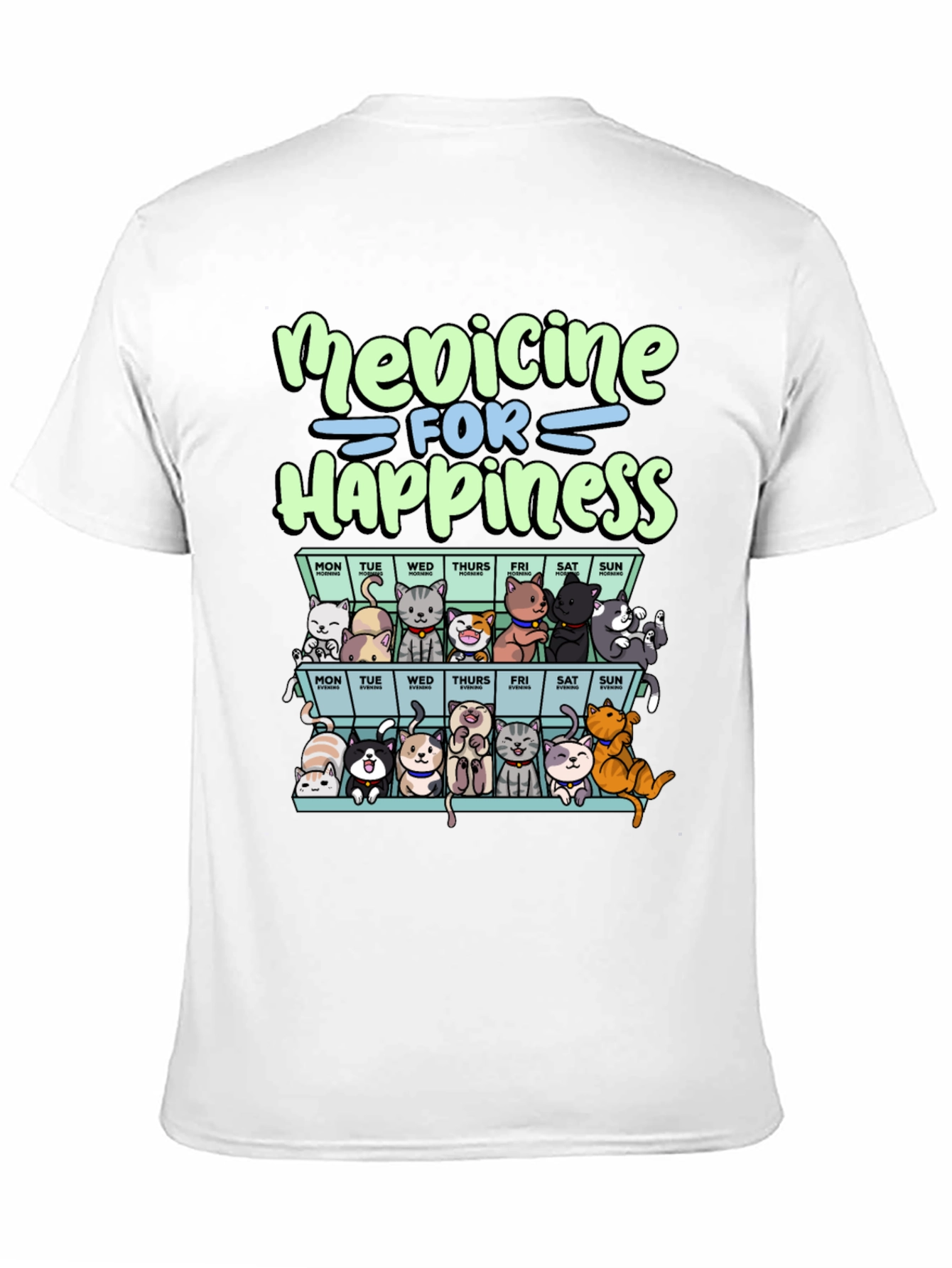 Medicine for Happiness Cats T-Shirt
