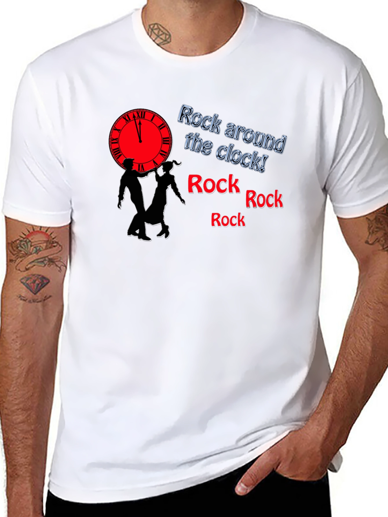 Rock Around the Clock Graphic Tee
