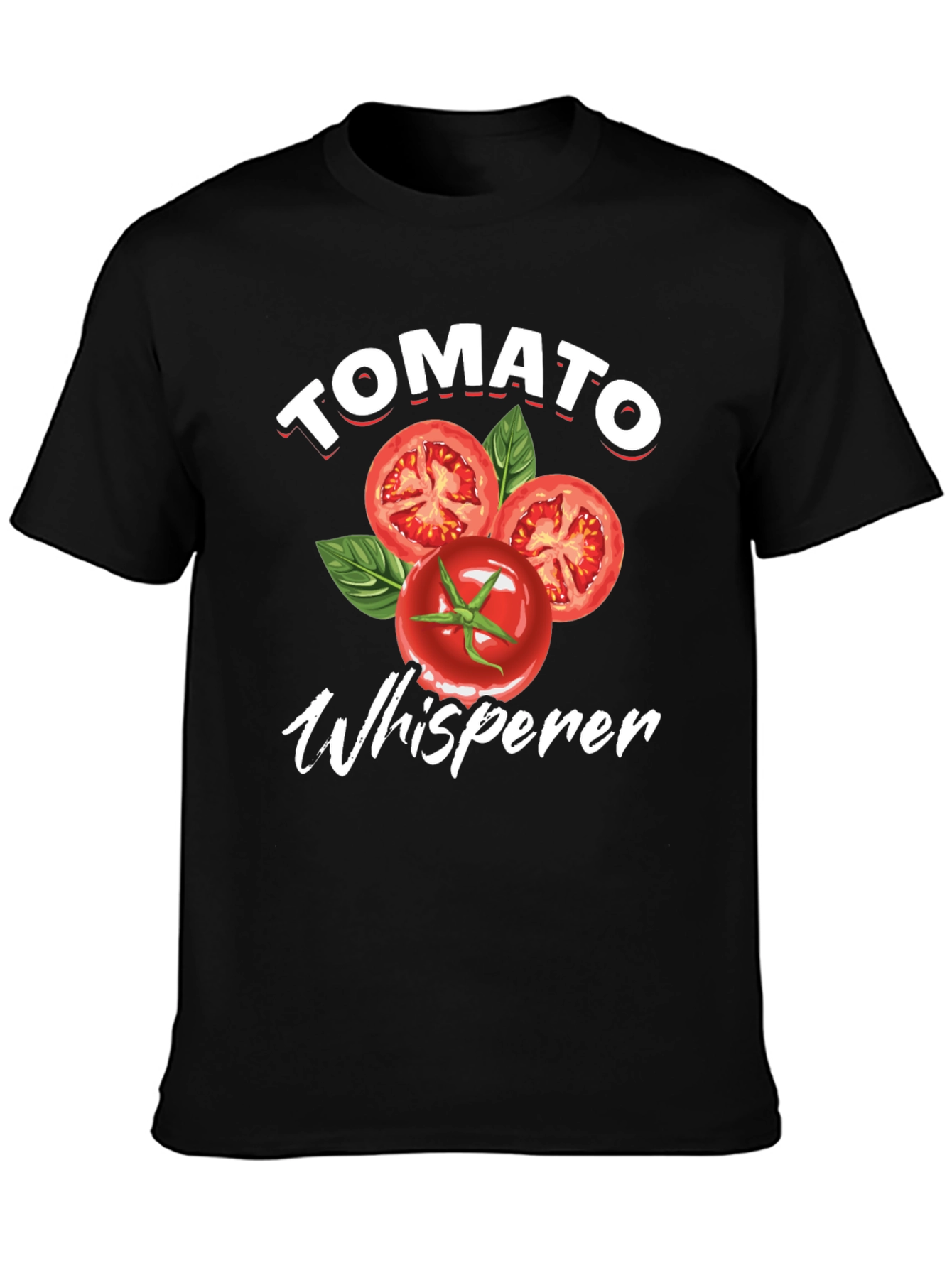 Tomato Whisperer T-Shirt - Black Cotton Blend