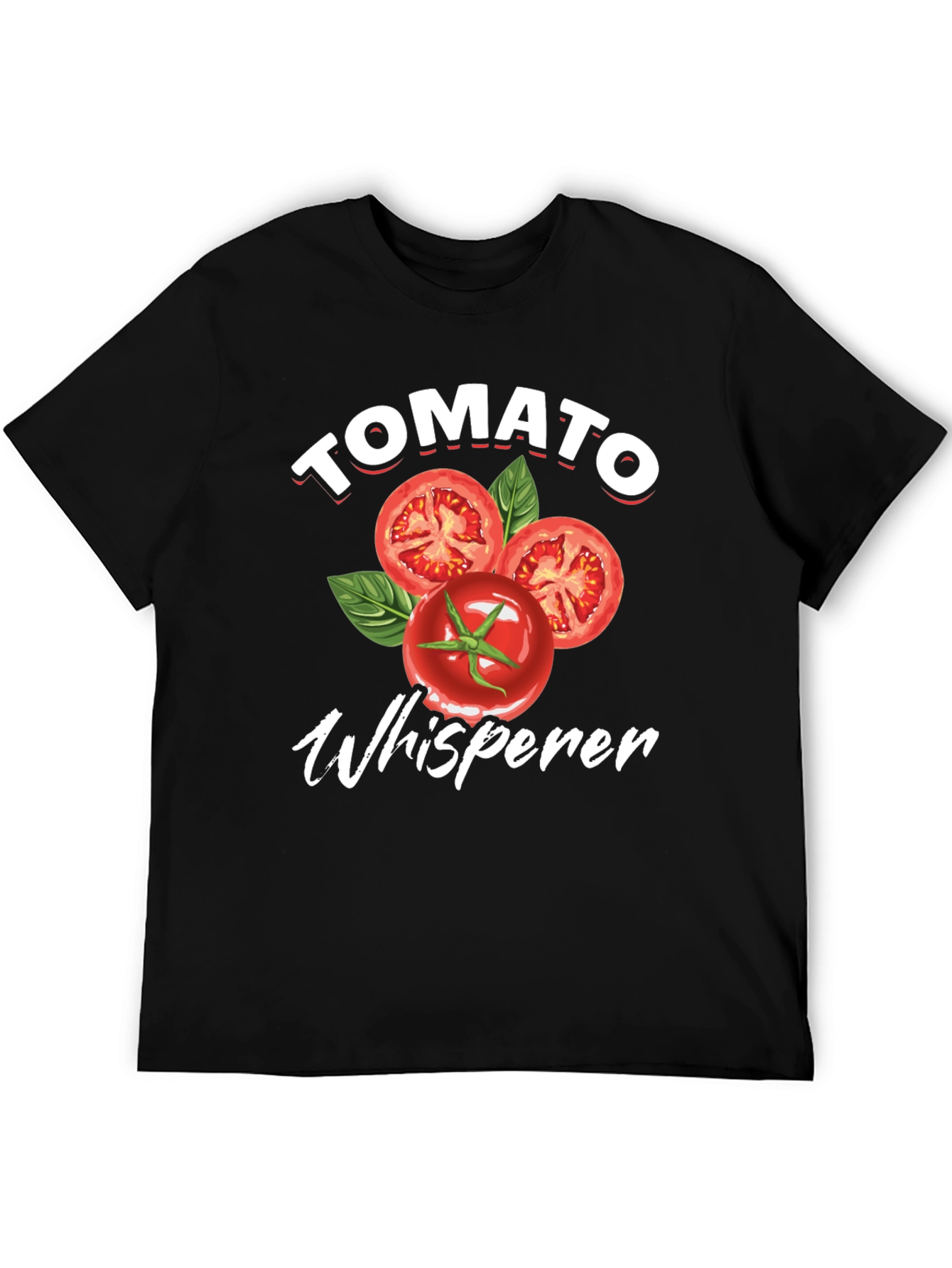 Tomato Whisperer T-Shirt - Black Cotton Blend