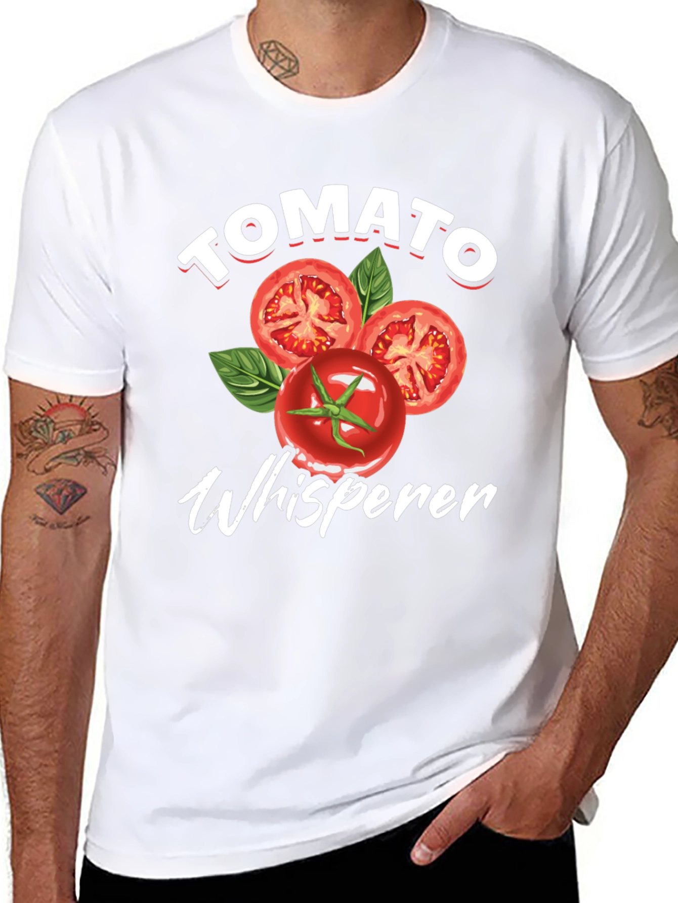 Tomato Whisperer T-Shirt - Black Cotton Blend