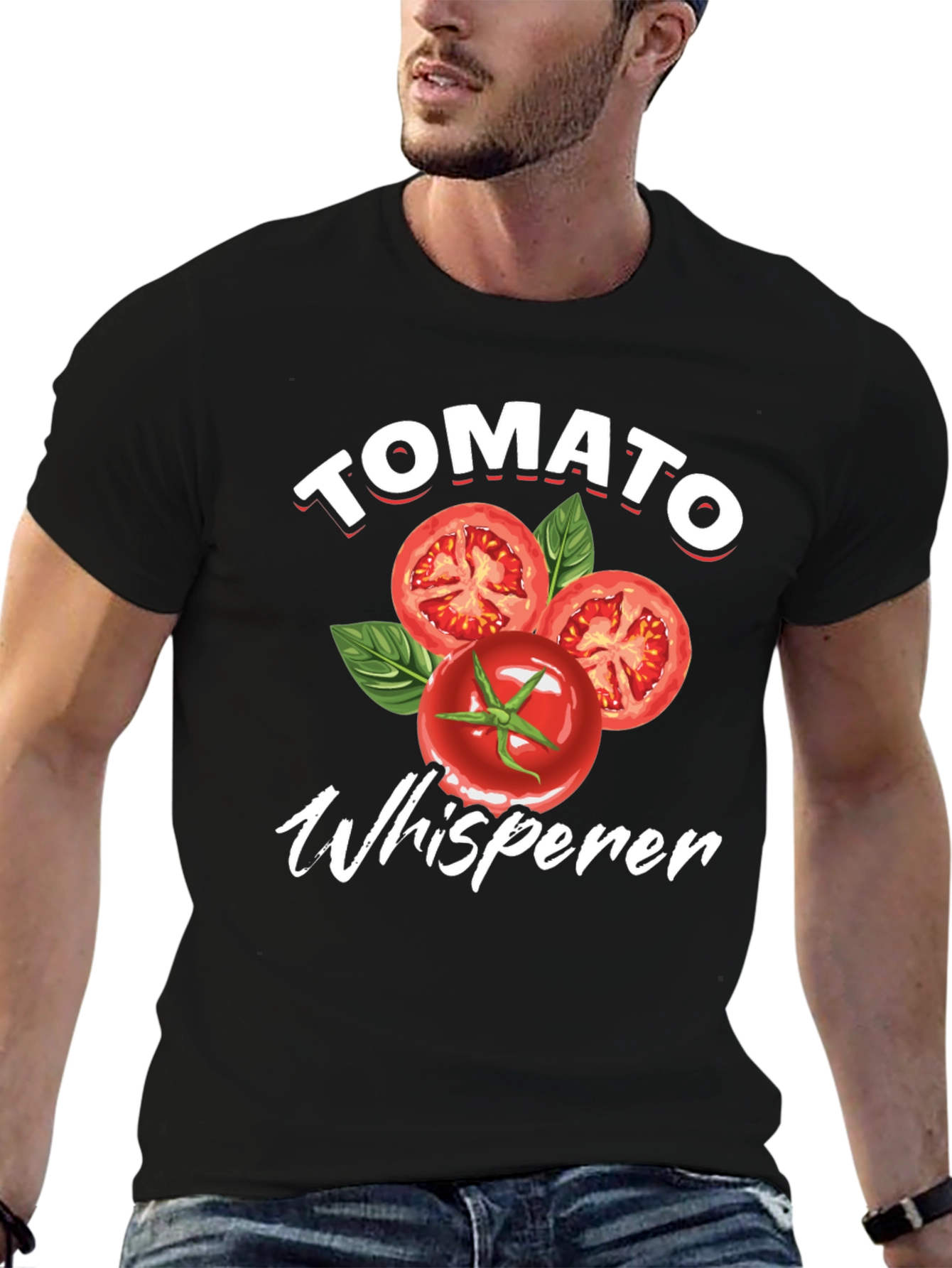 Tomato Whisperer T-Shirt - Black Cotton Blend