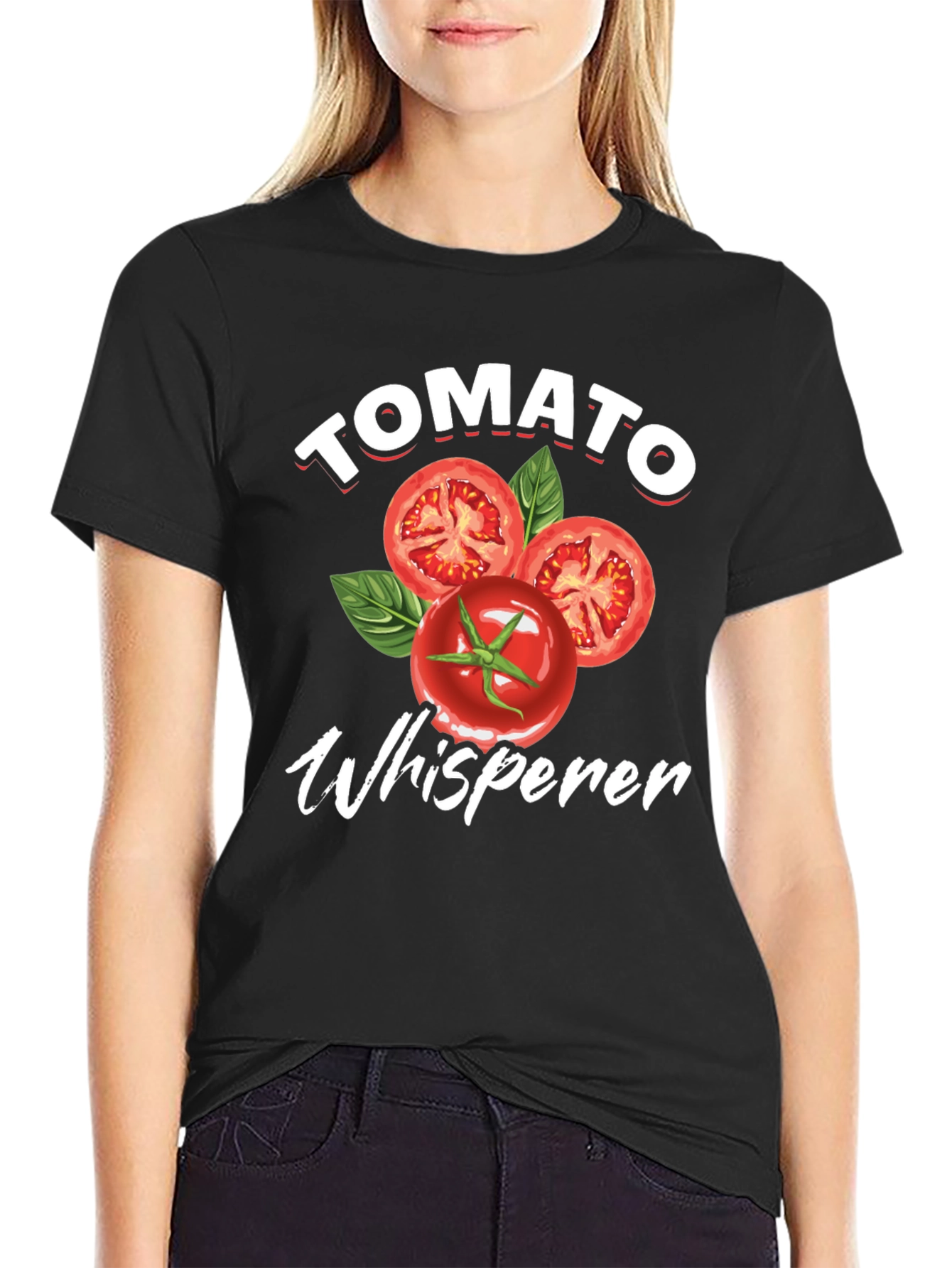 Tomato Whisperer T-Shirt - Black Cotton Blend