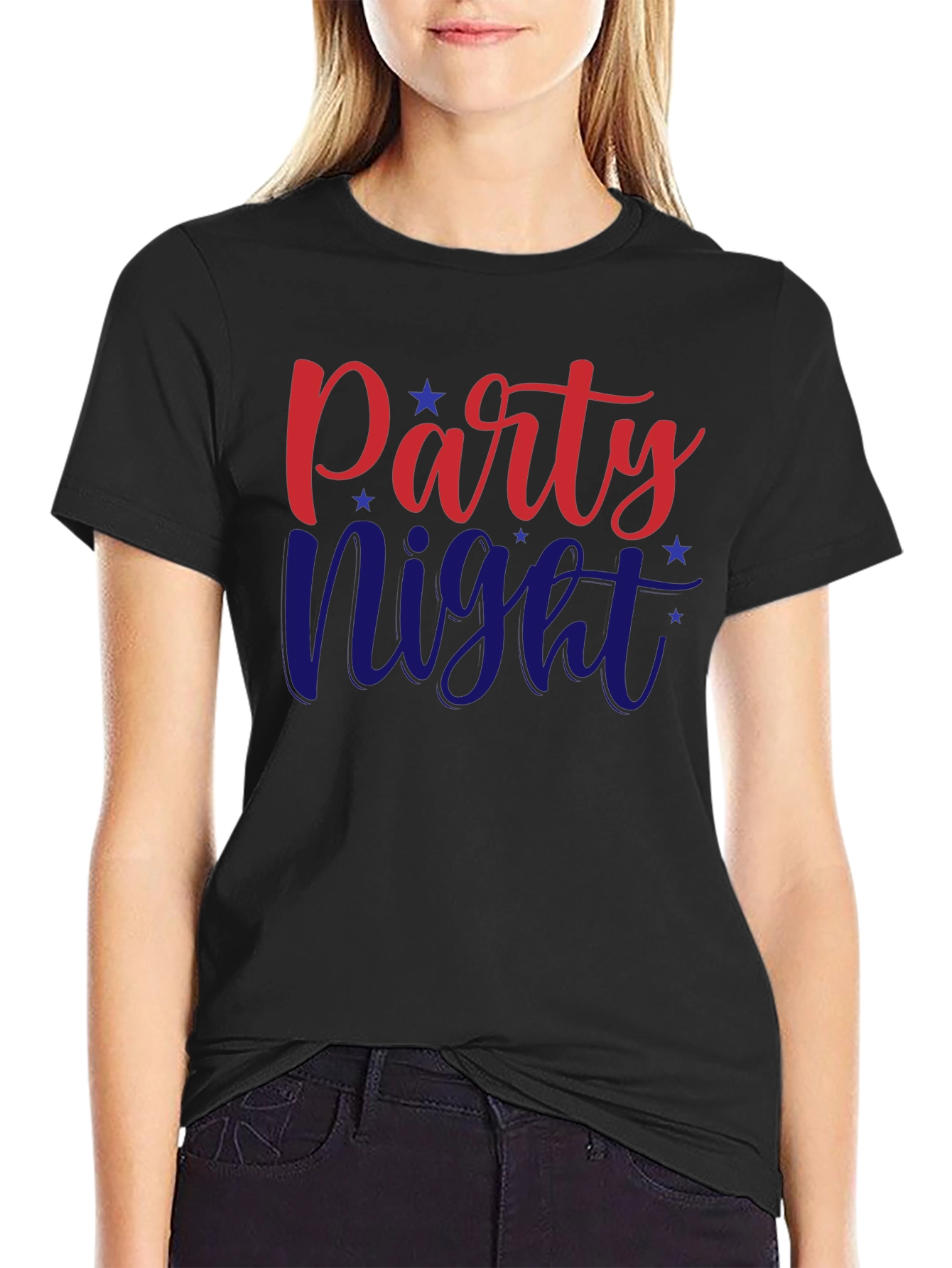 Party Night Graphic Tee - Patriotic T-Shirt