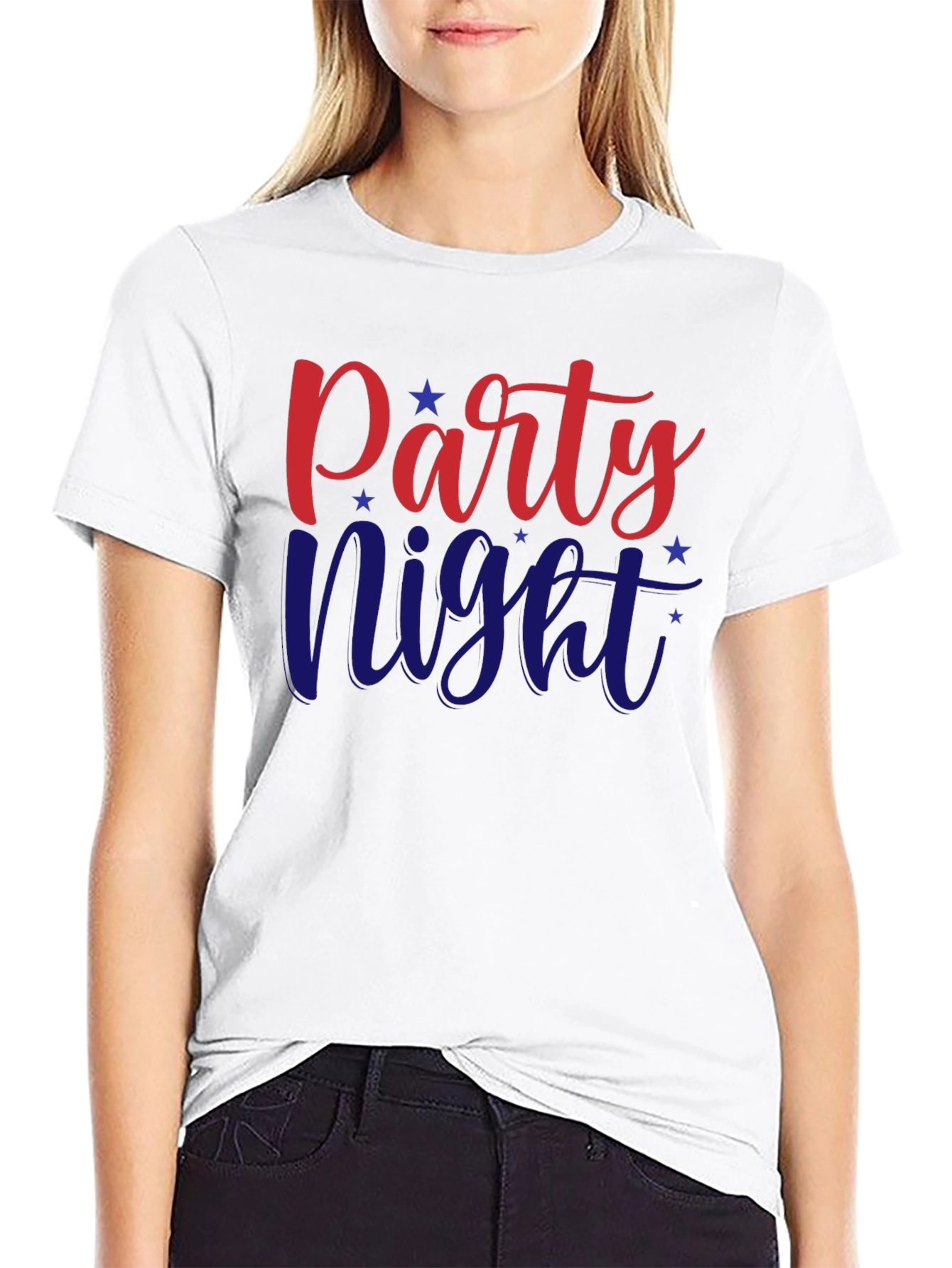 Party Night Graphic Tee - Patriotic T-Shirt