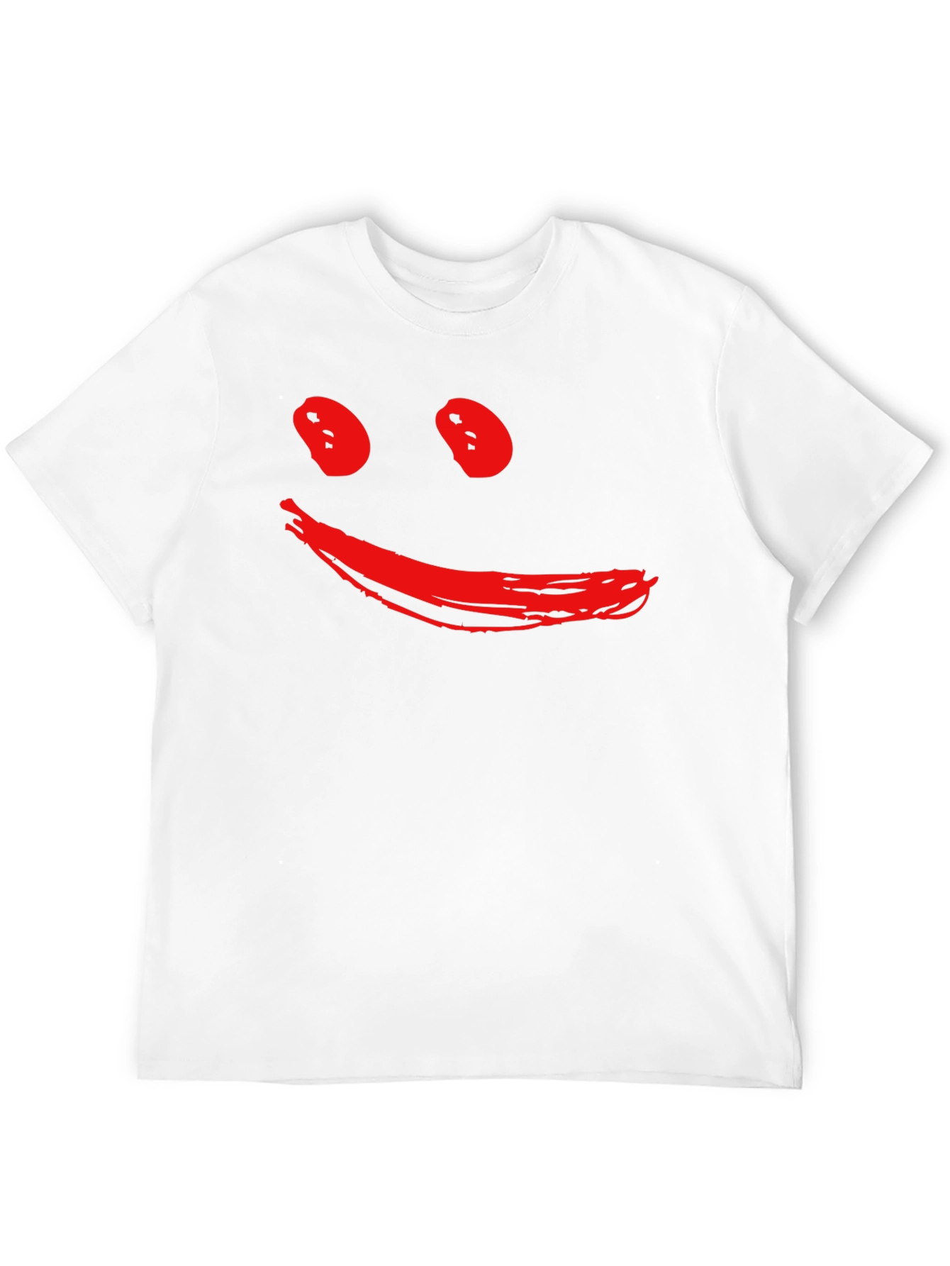 Smiley Face Black T-Shirt - Casual Style