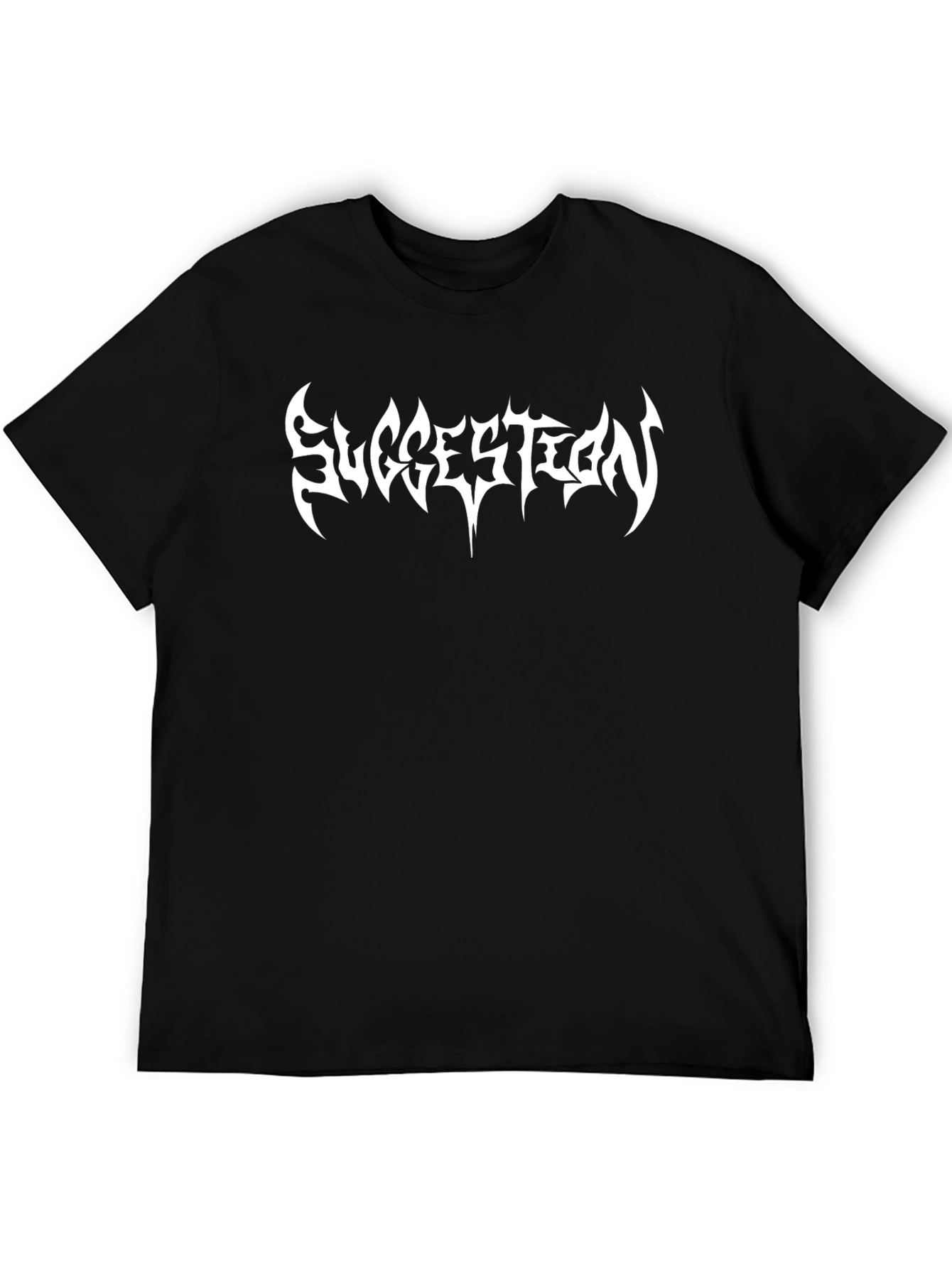 Suggestion Black Graphic Tee