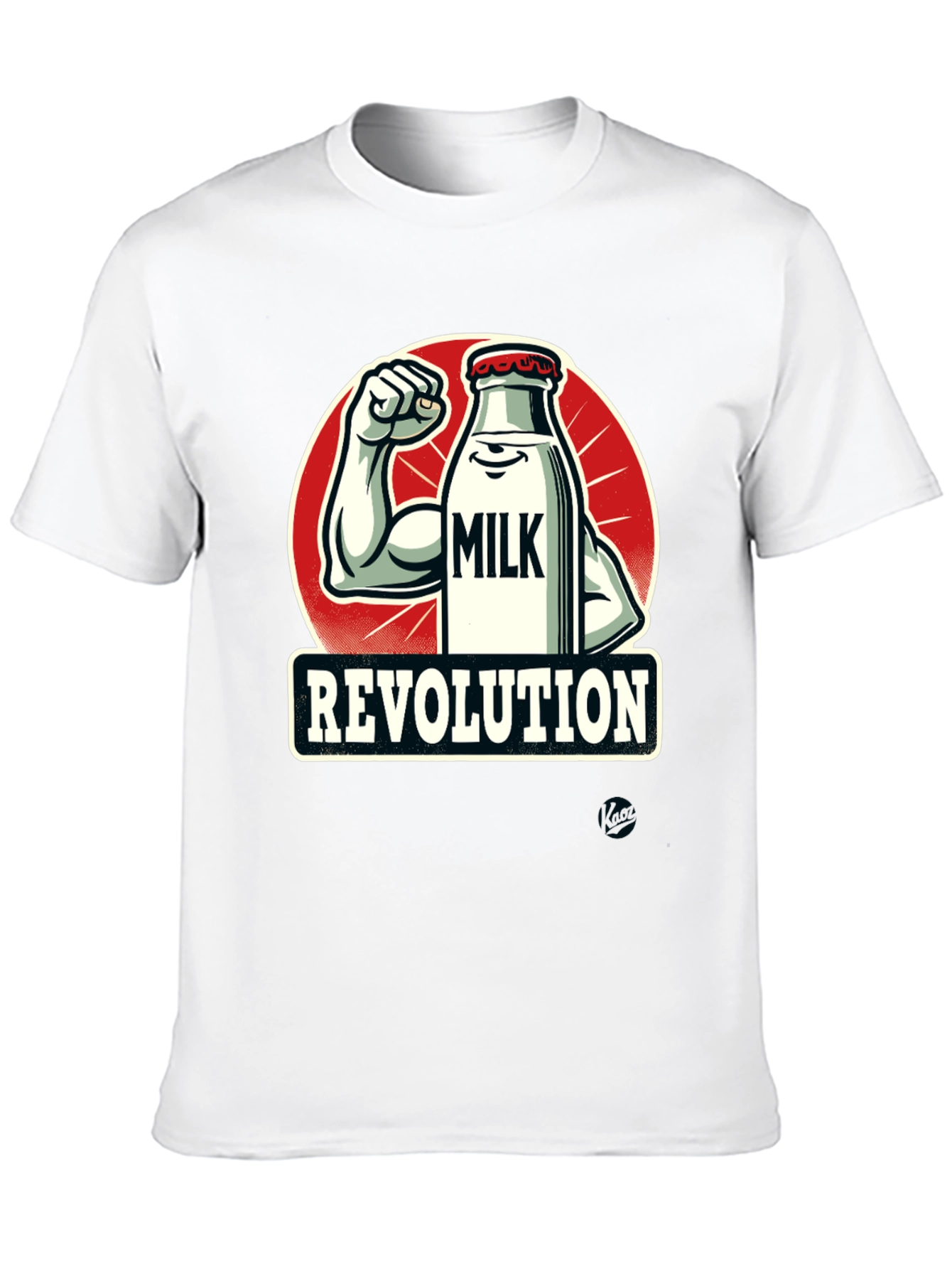 Milk Revolution T-Shirt - Black Graphic Tee