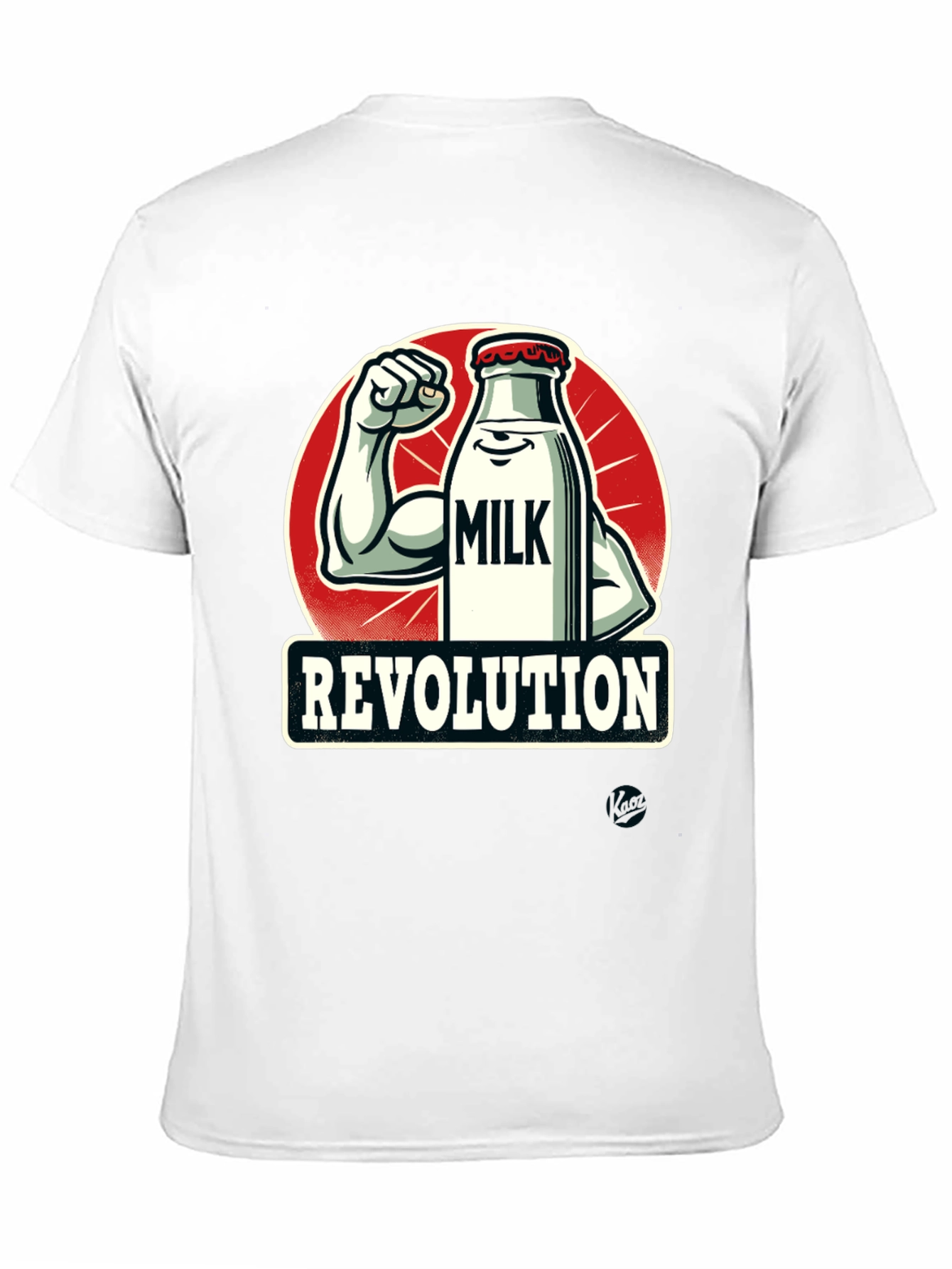 Milk Revolution T-Shirt - Black Graphic Tee
