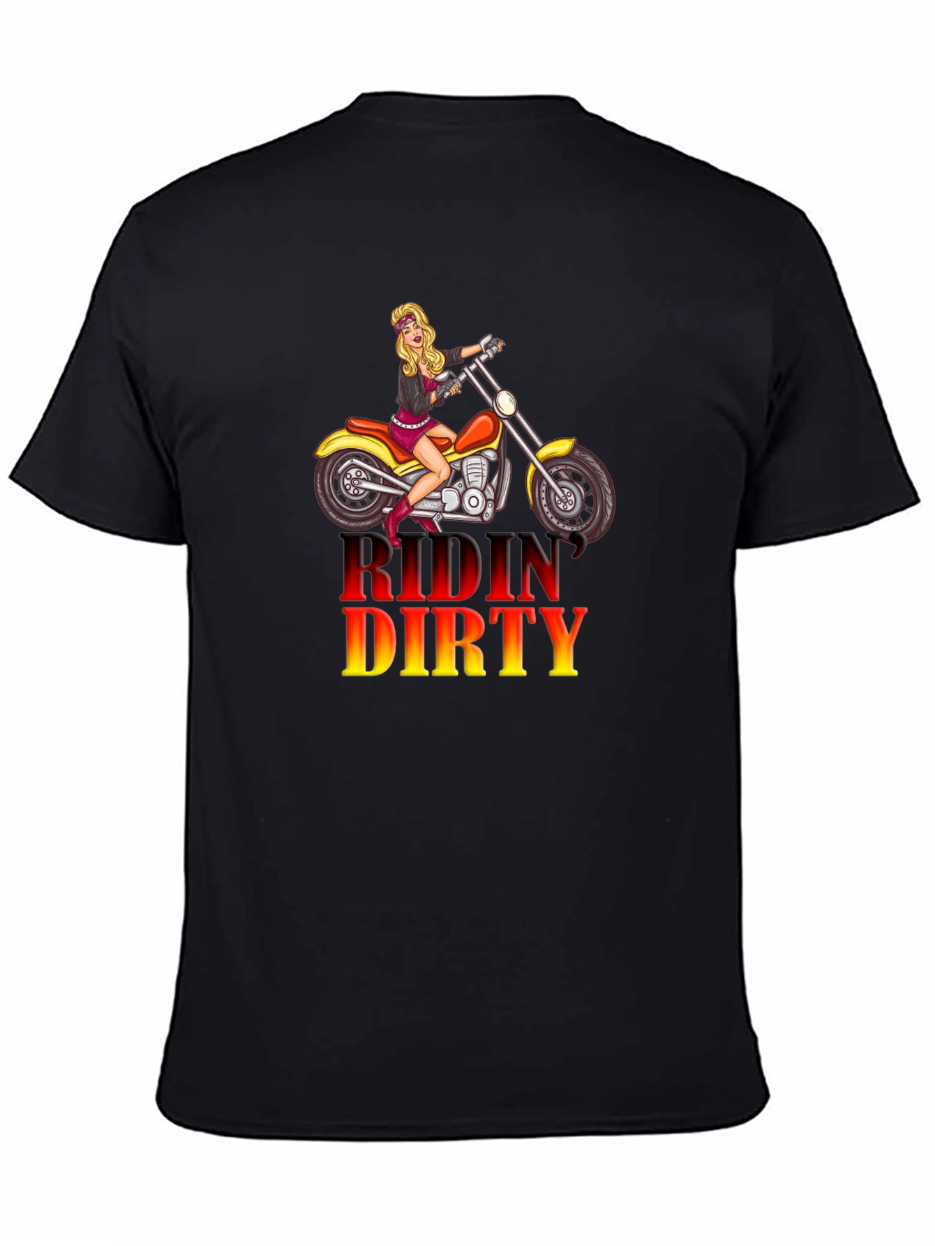 Ridin Dirty Motorcycle T-Shirt
