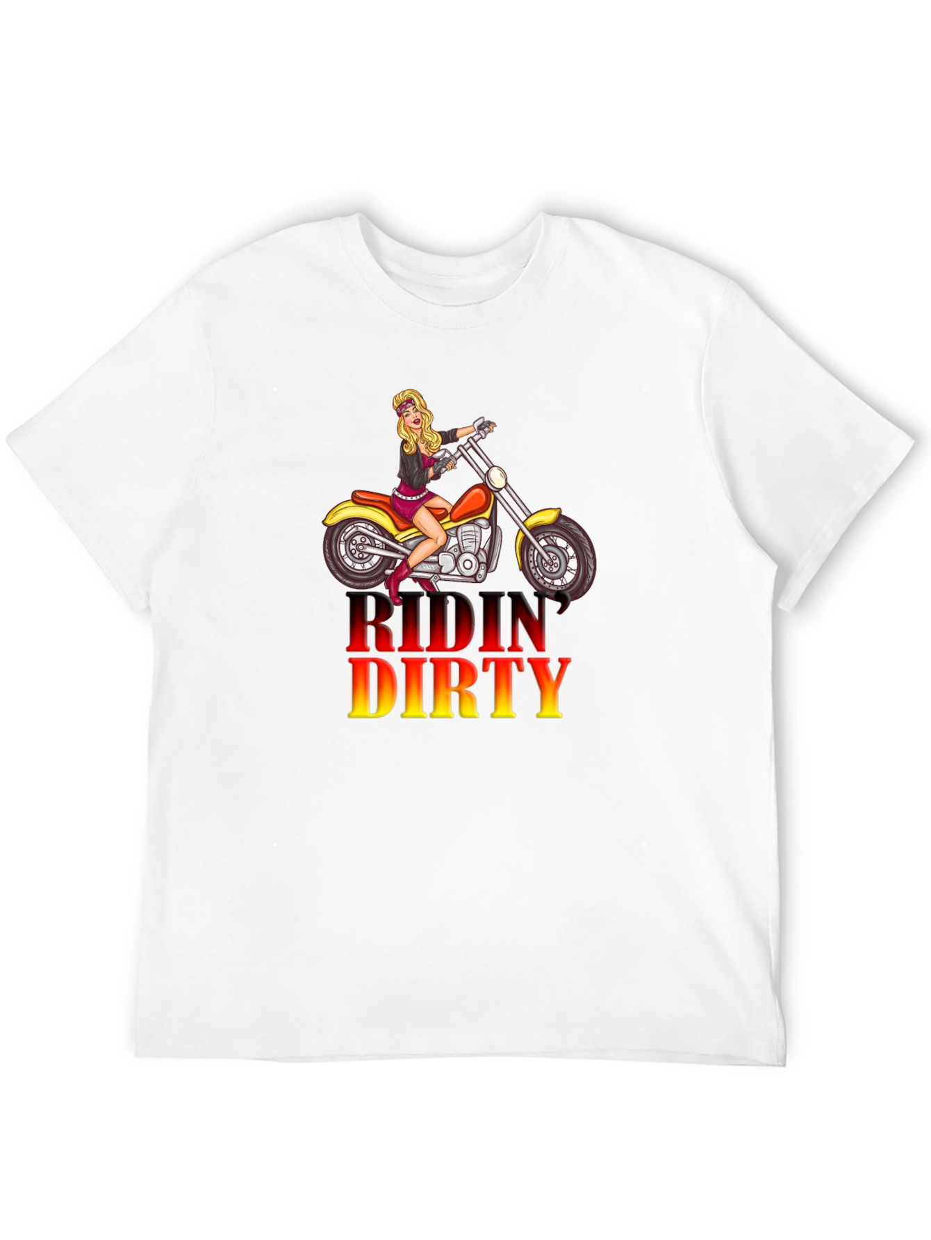 Ridin Dirty Motorcycle T-Shirt