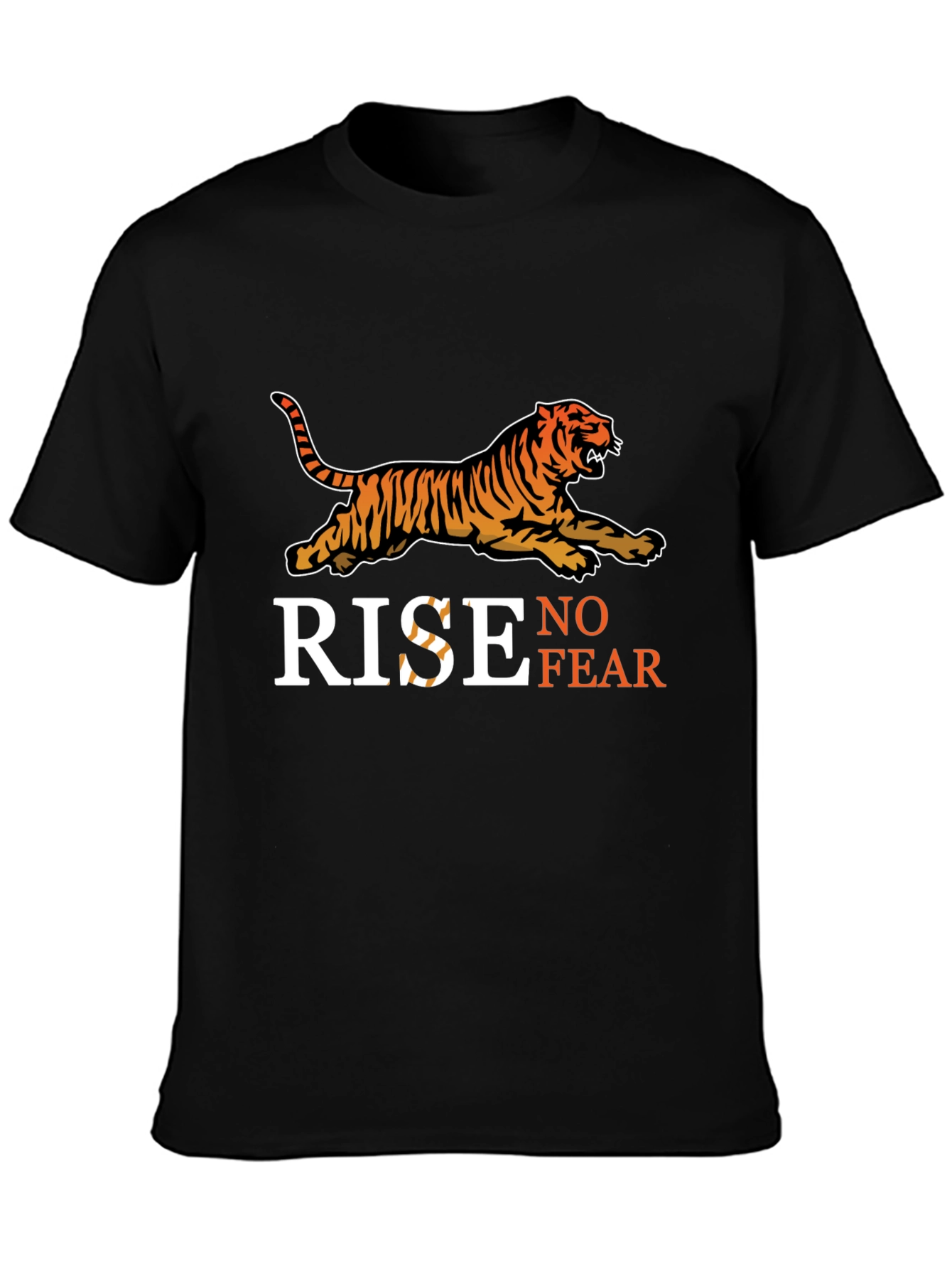 Rise No Fear Tiger Graphic T-Shirt