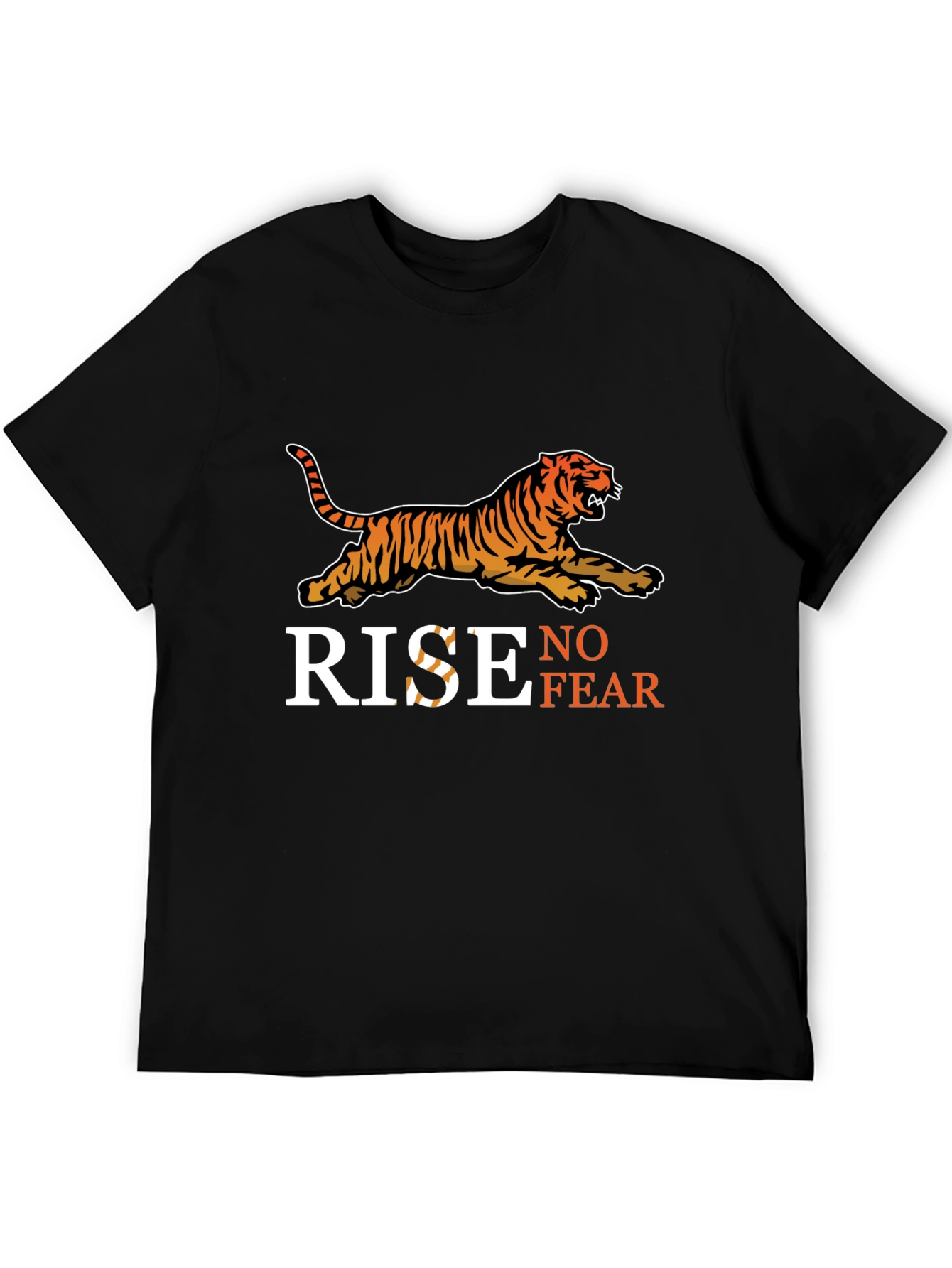 Rise No Fear Tiger Graphic T-Shirt