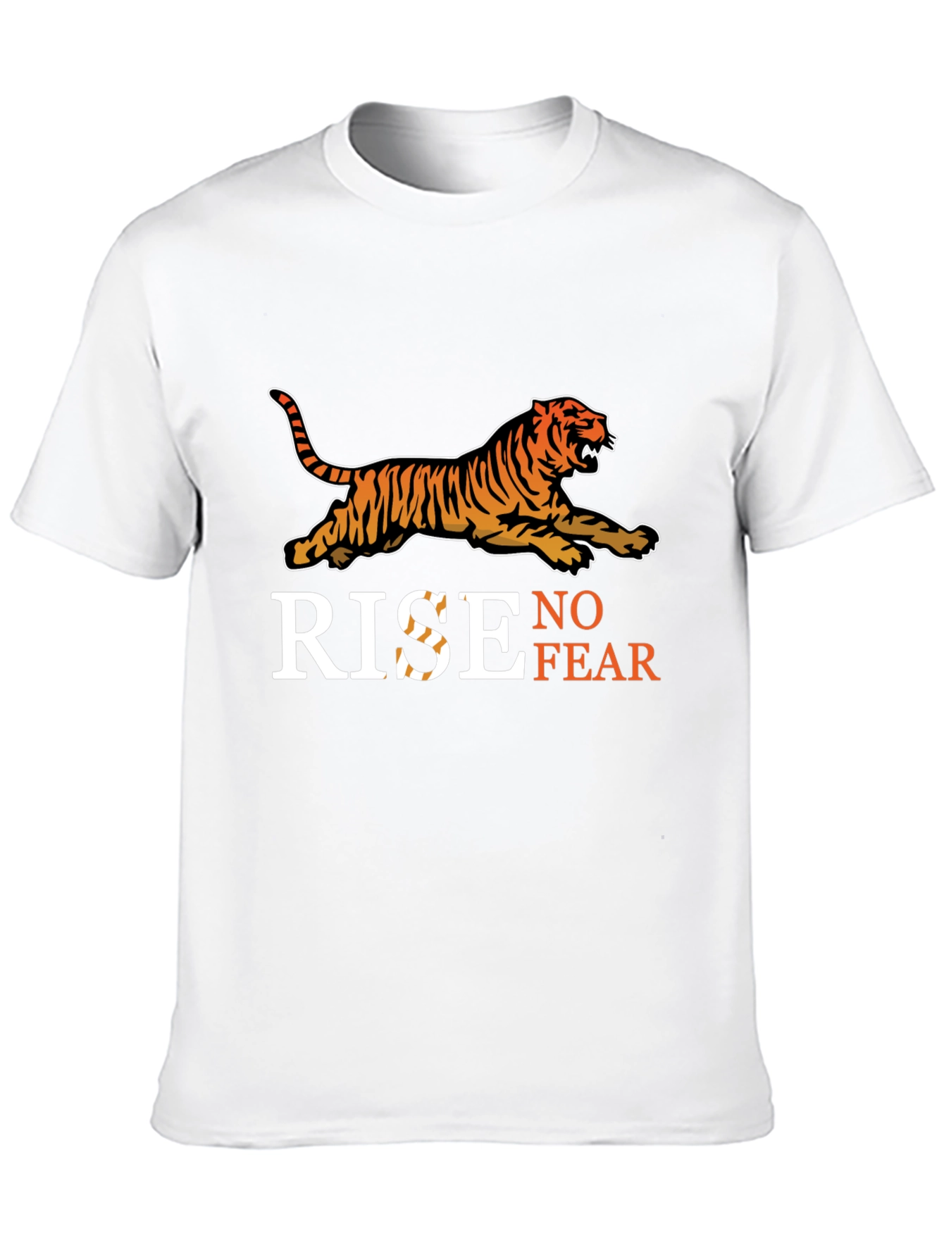 Rise No Fear Tiger Graphic T-Shirt