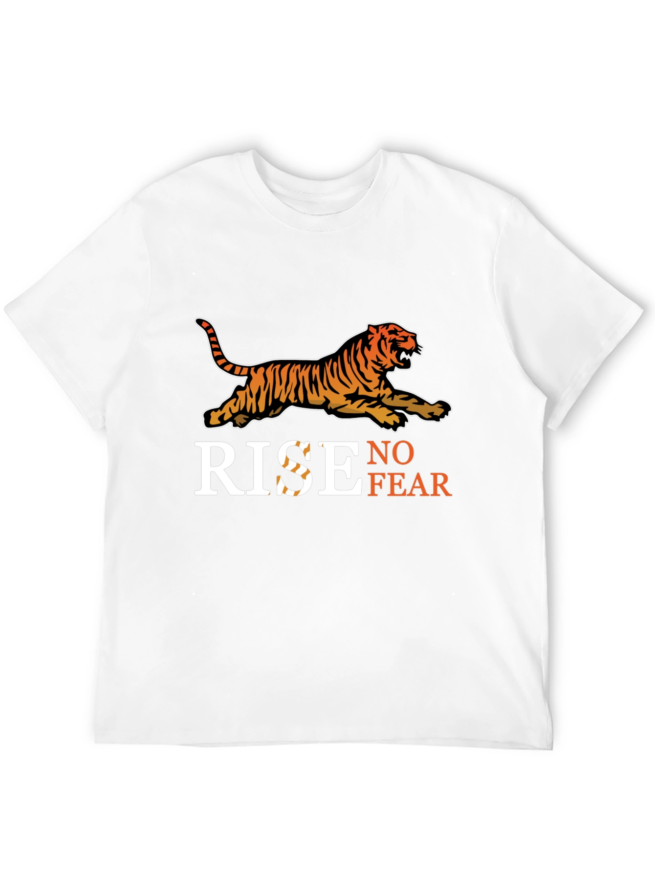 Rise No Fear Tiger Graphic T-Shirt