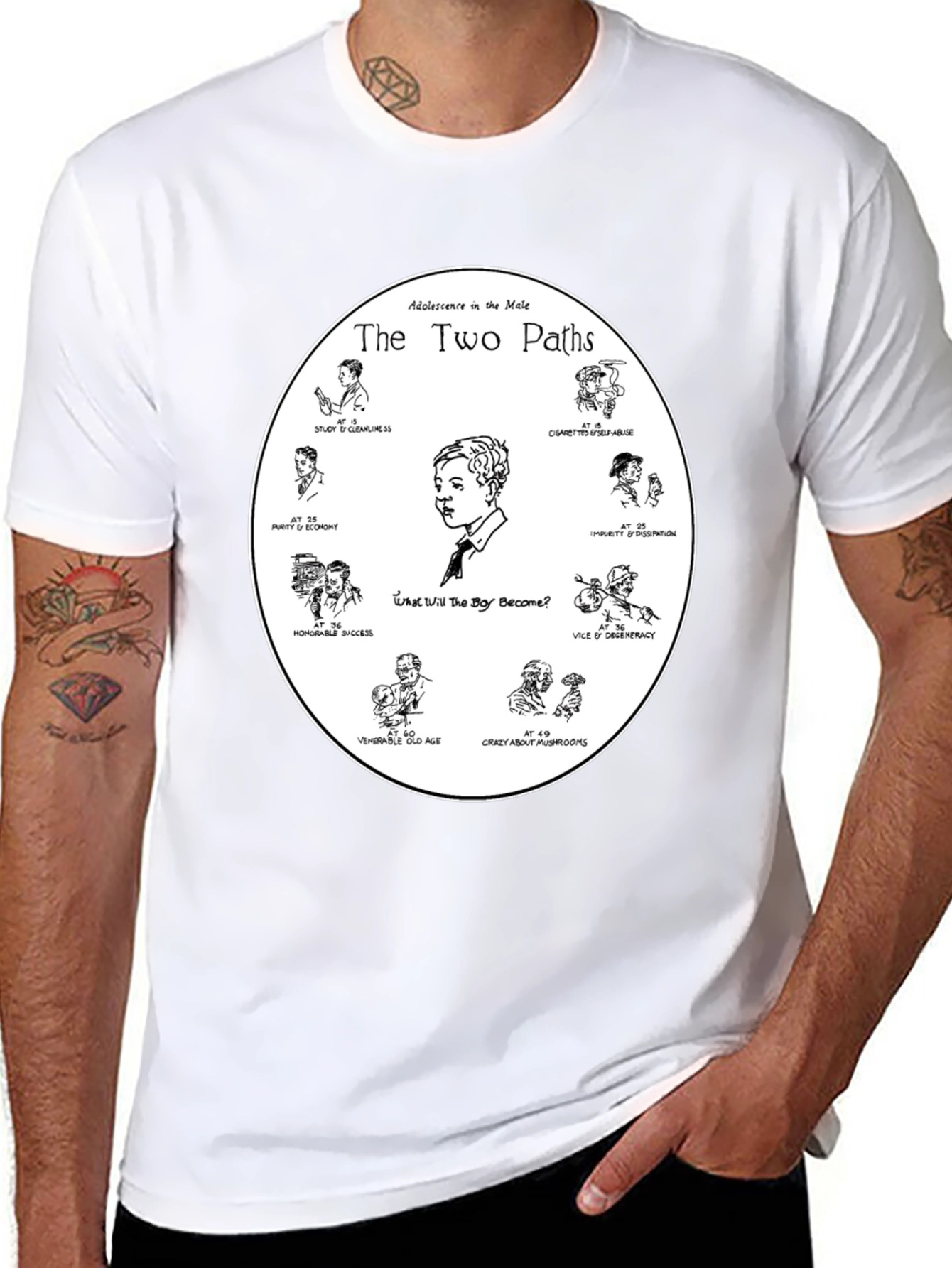 Adolescence: The Two Paths Graphic Tee