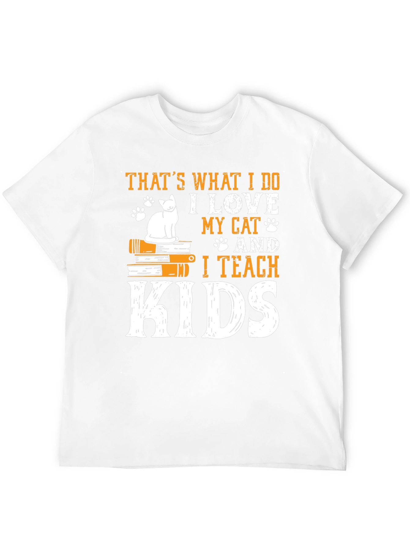 Cat Lover Teacher T-Shirt - Thats What I Do