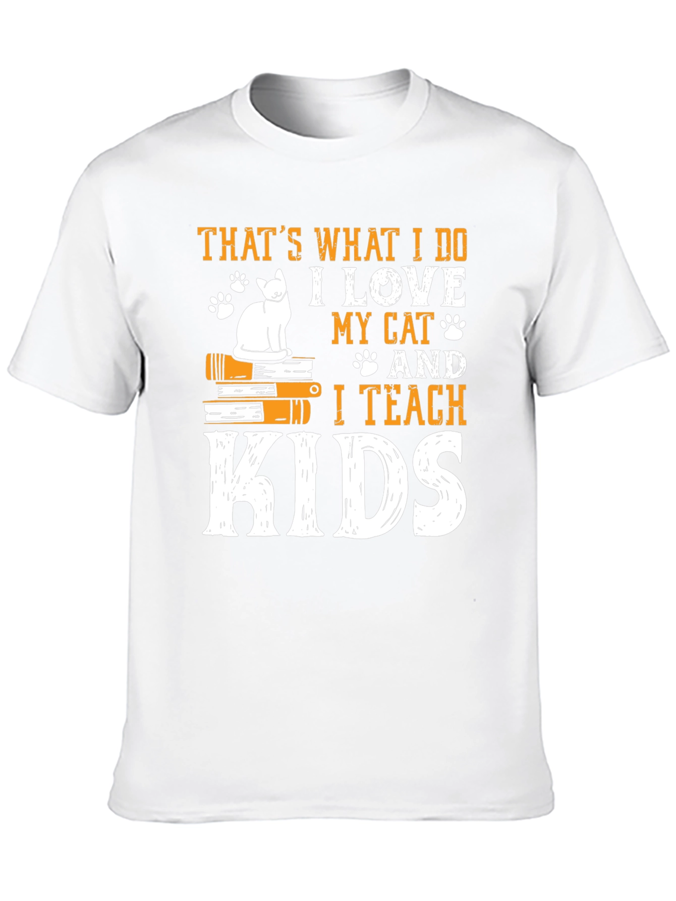 Cat Lover Teacher T-Shirt - Thats What I Do