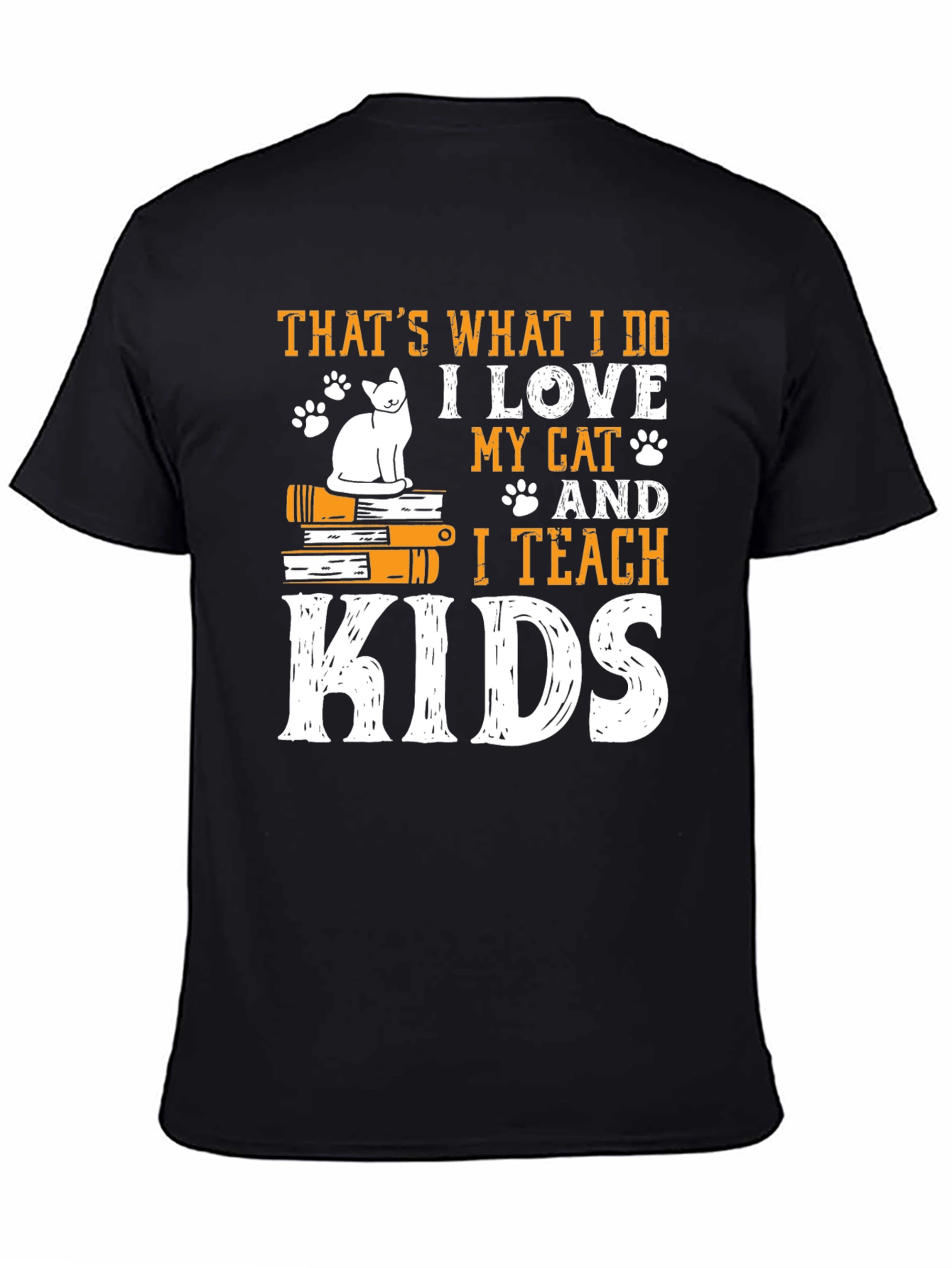 Cat Lover Teacher T-Shirt - Thats What I Do
