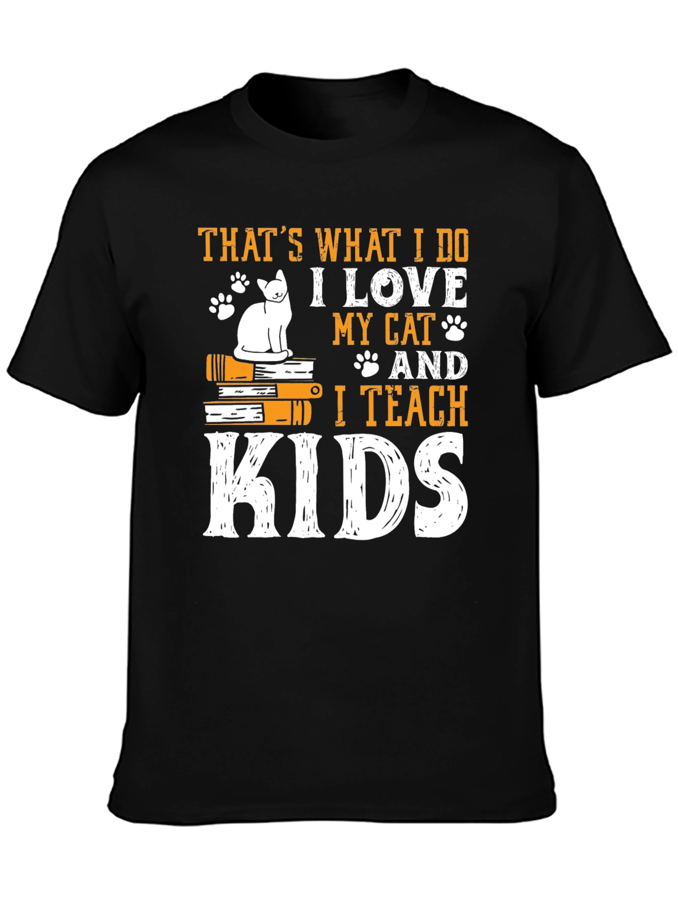 Cat Lover Teacher T-Shirt - Thats What I Do