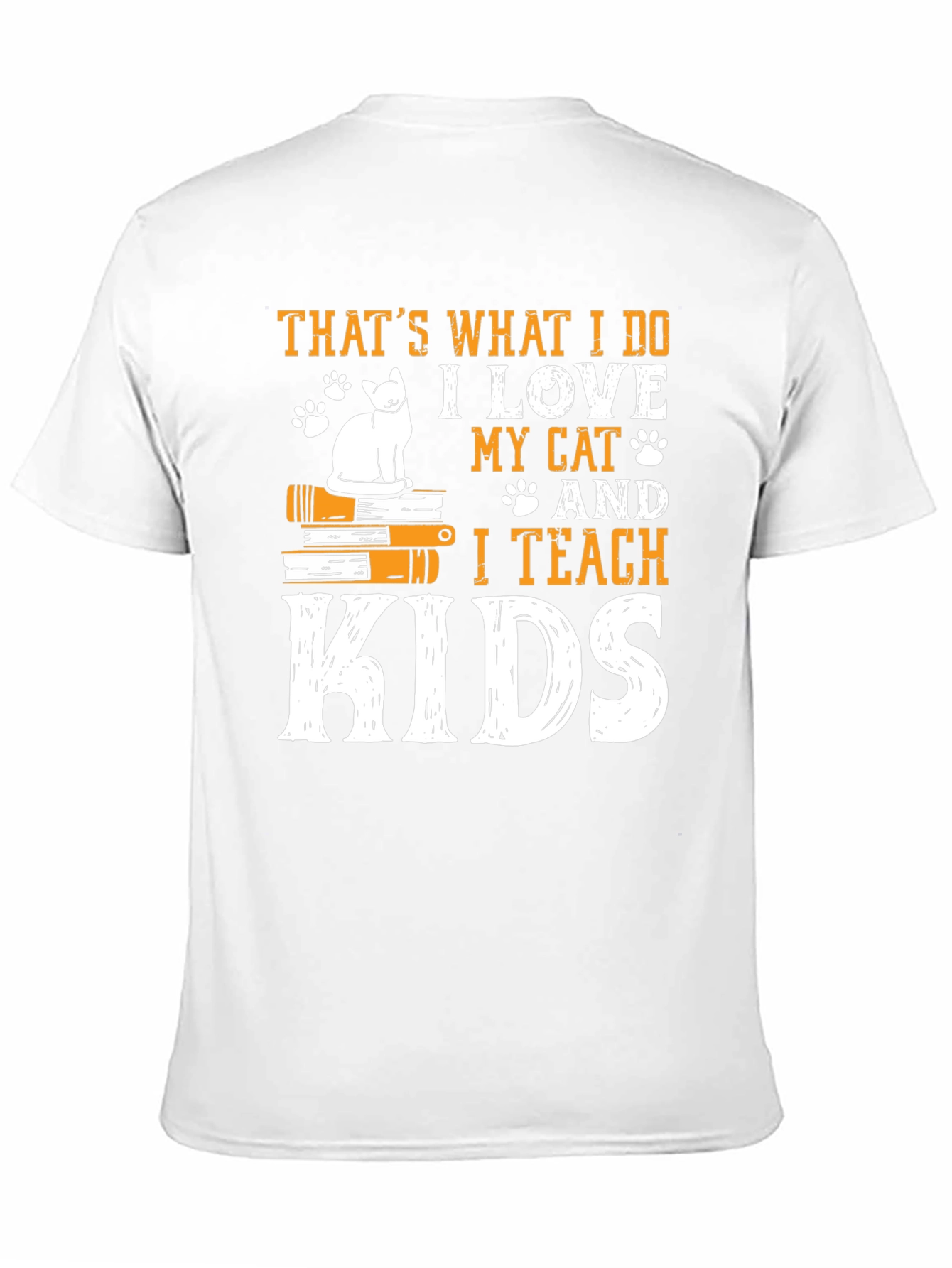 Cat Lover Teacher T-Shirt - Thats What I Do
