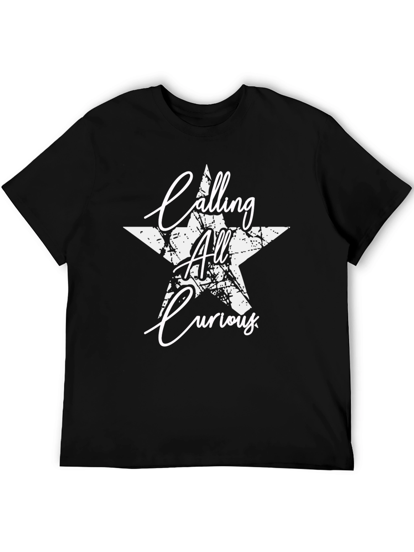 Calling All Curious Star T-Shirt - Black