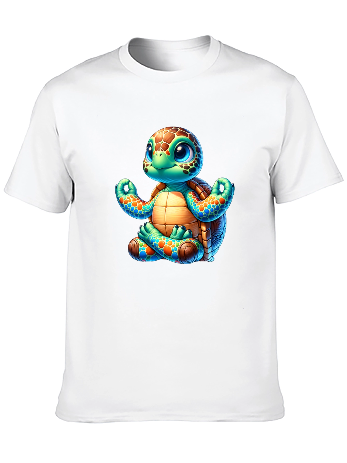 Meditating Turtle Graphic Tee - Yoga Animal Shirt