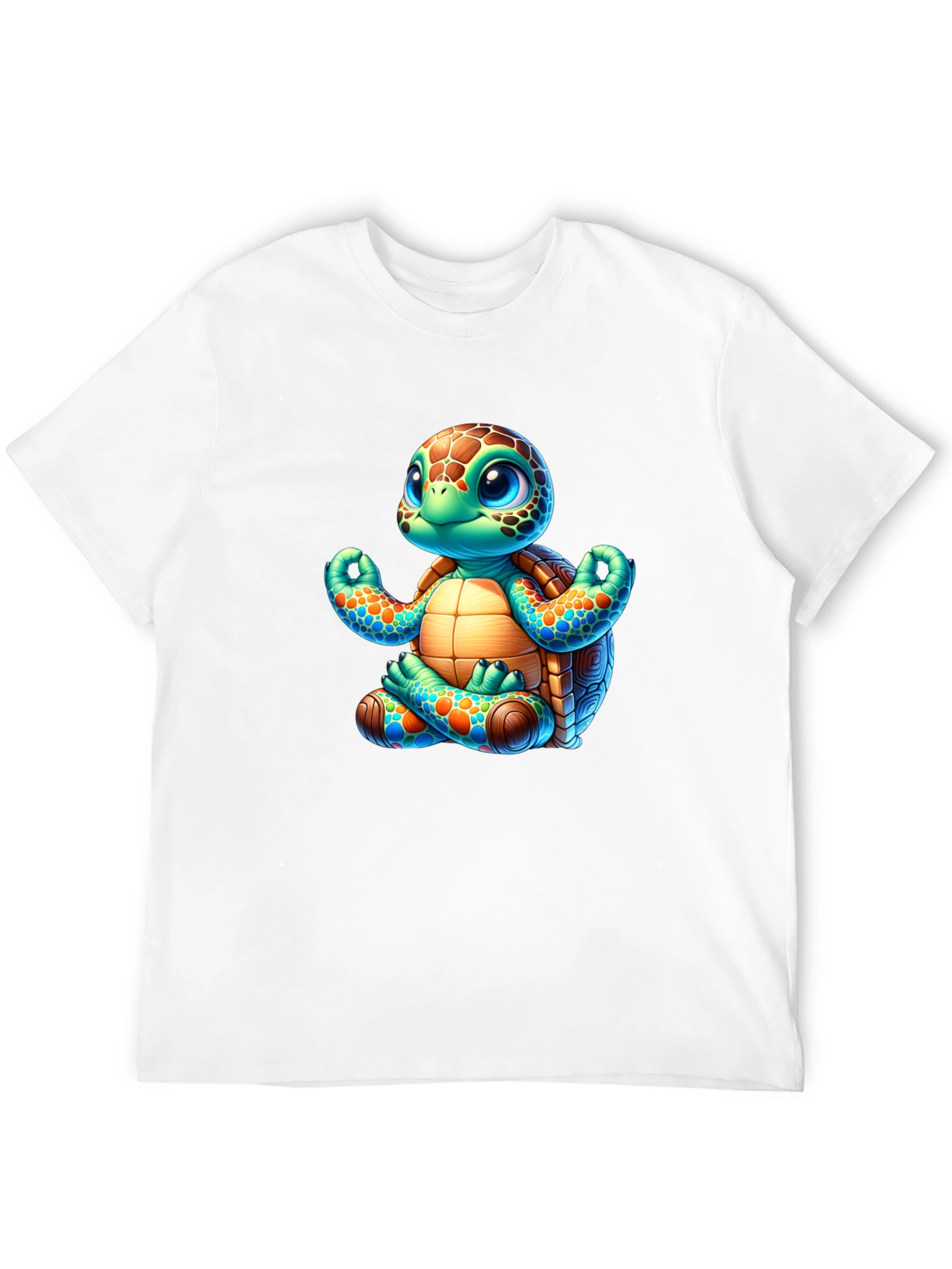 Meditating Turtle Graphic Tee - Yoga Animal Shirt