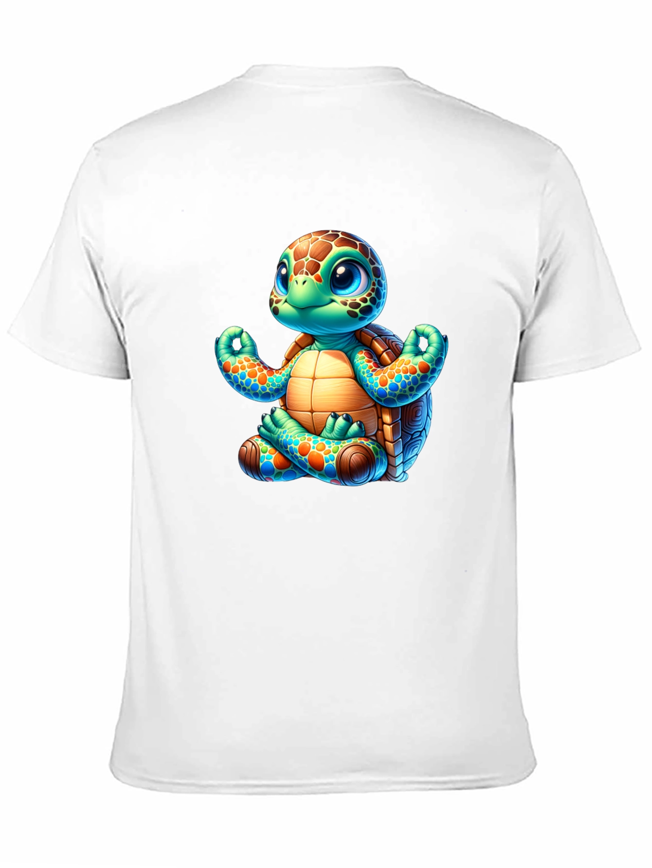 Meditating Turtle Graphic Tee - Yoga Animal Shirt