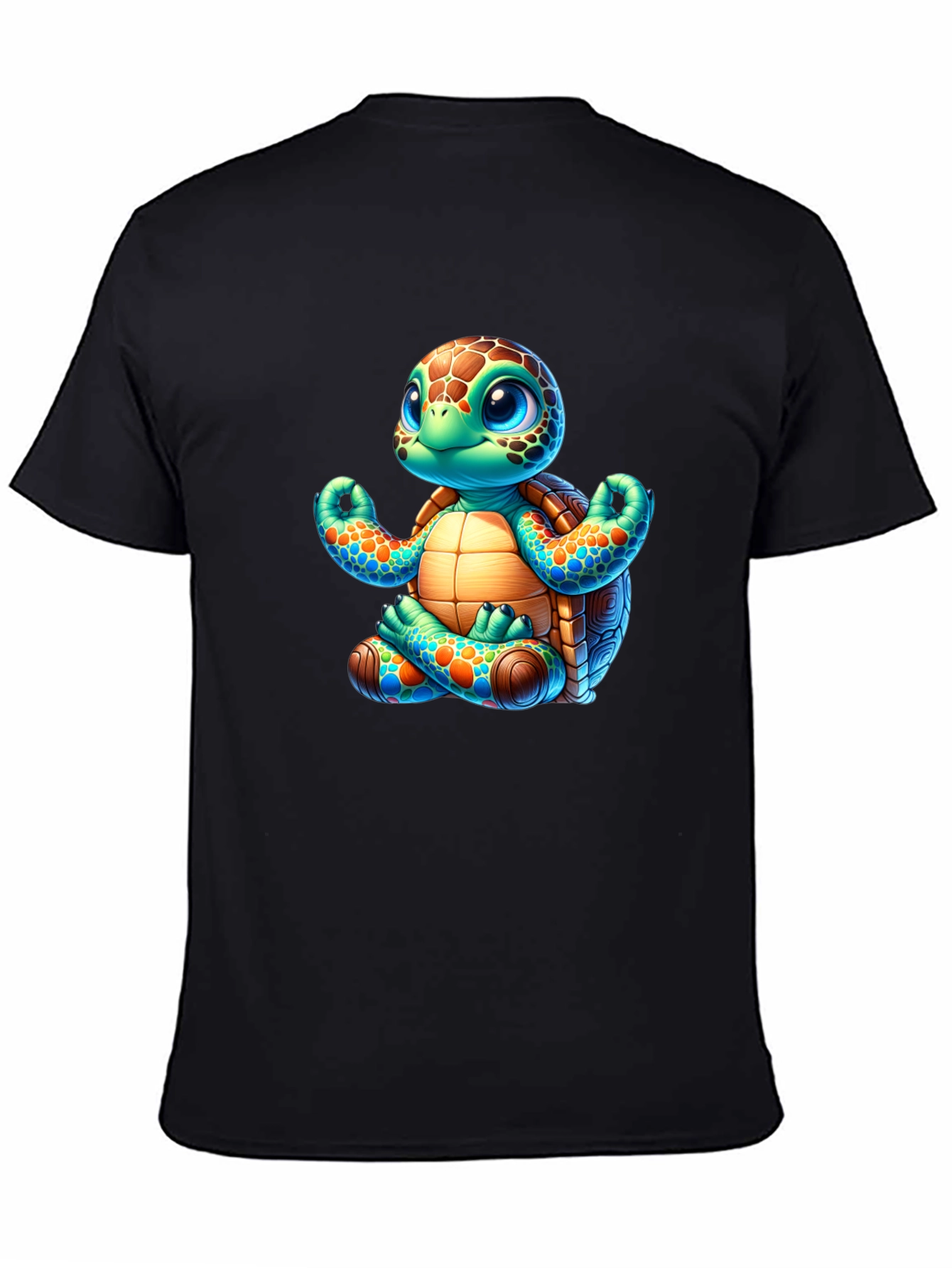 Meditating Turtle Graphic Tee - Yoga Animal Shirt