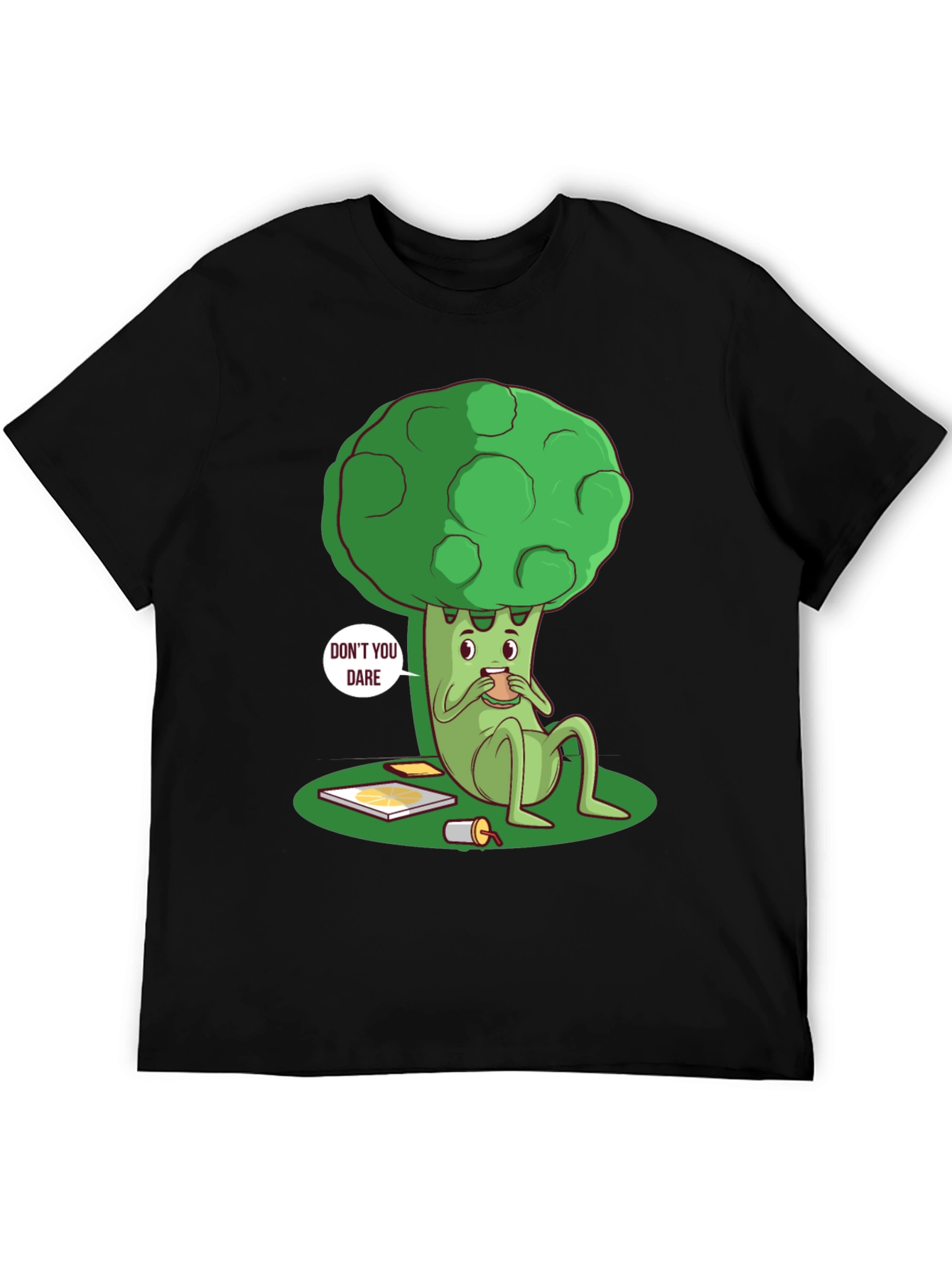 Funny Broccoli T-Shirt - Dont You Dare!
