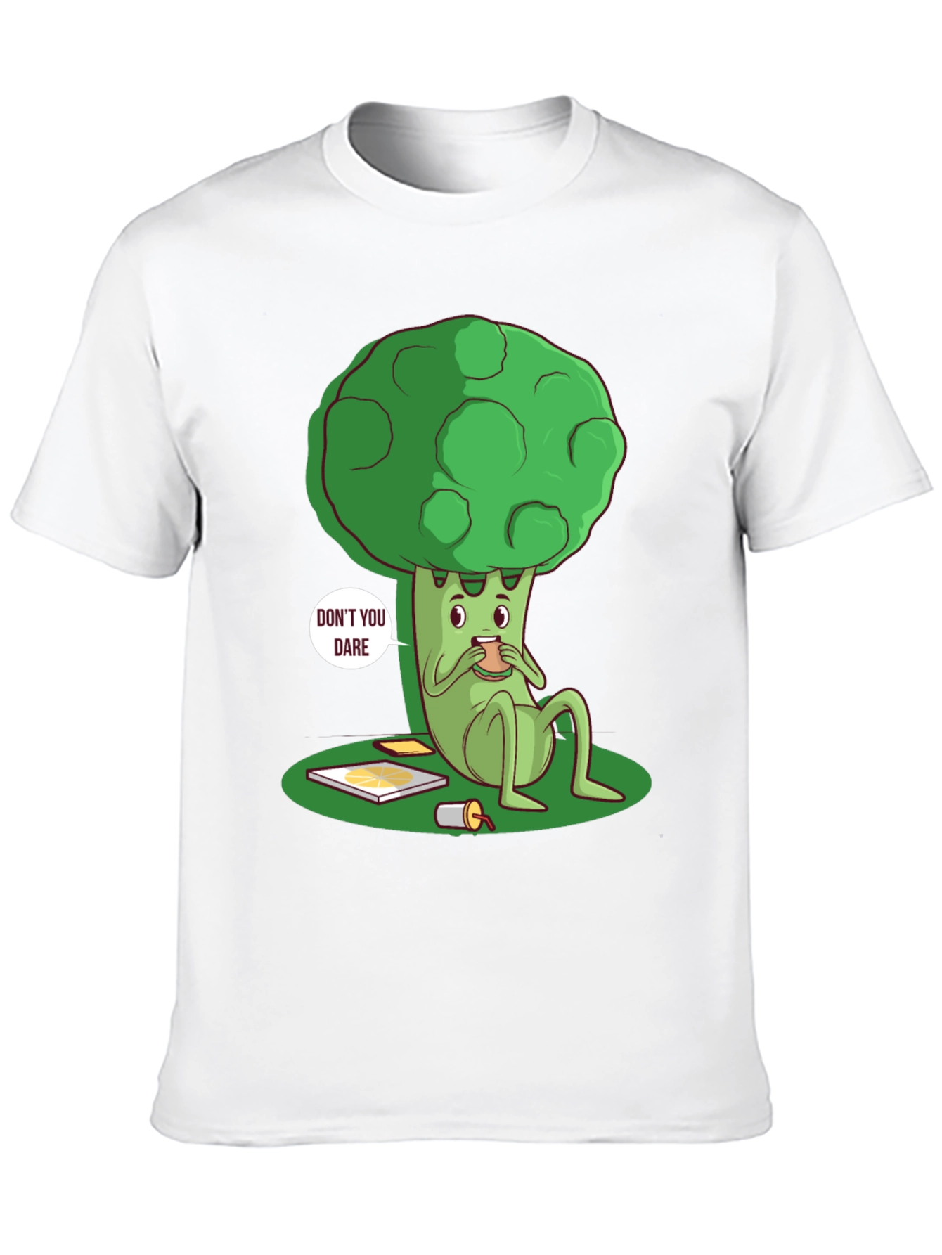 Funny Broccoli T-Shirt - Dont You Dare!