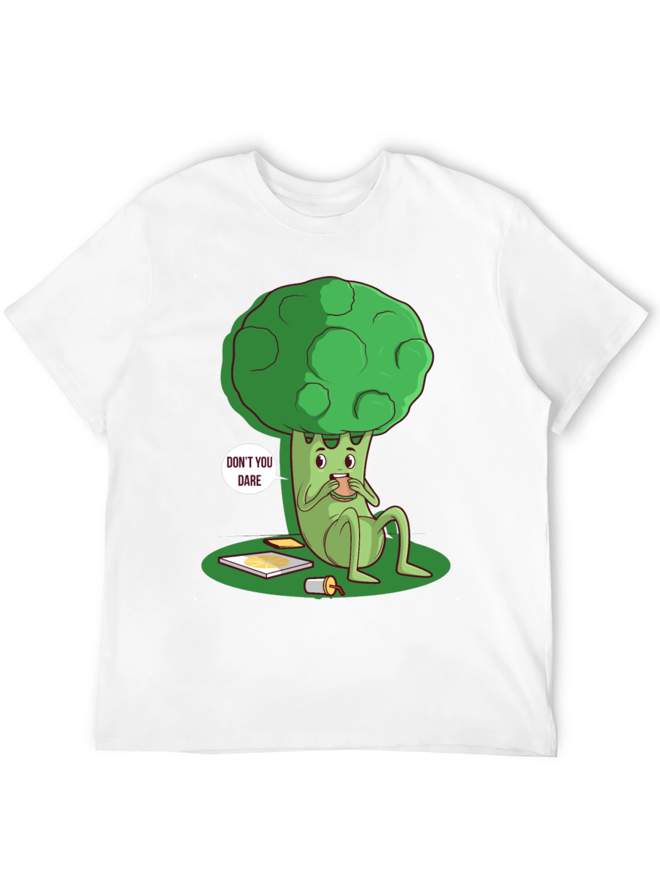 Funny Broccoli T-Shirt - Dont You Dare!