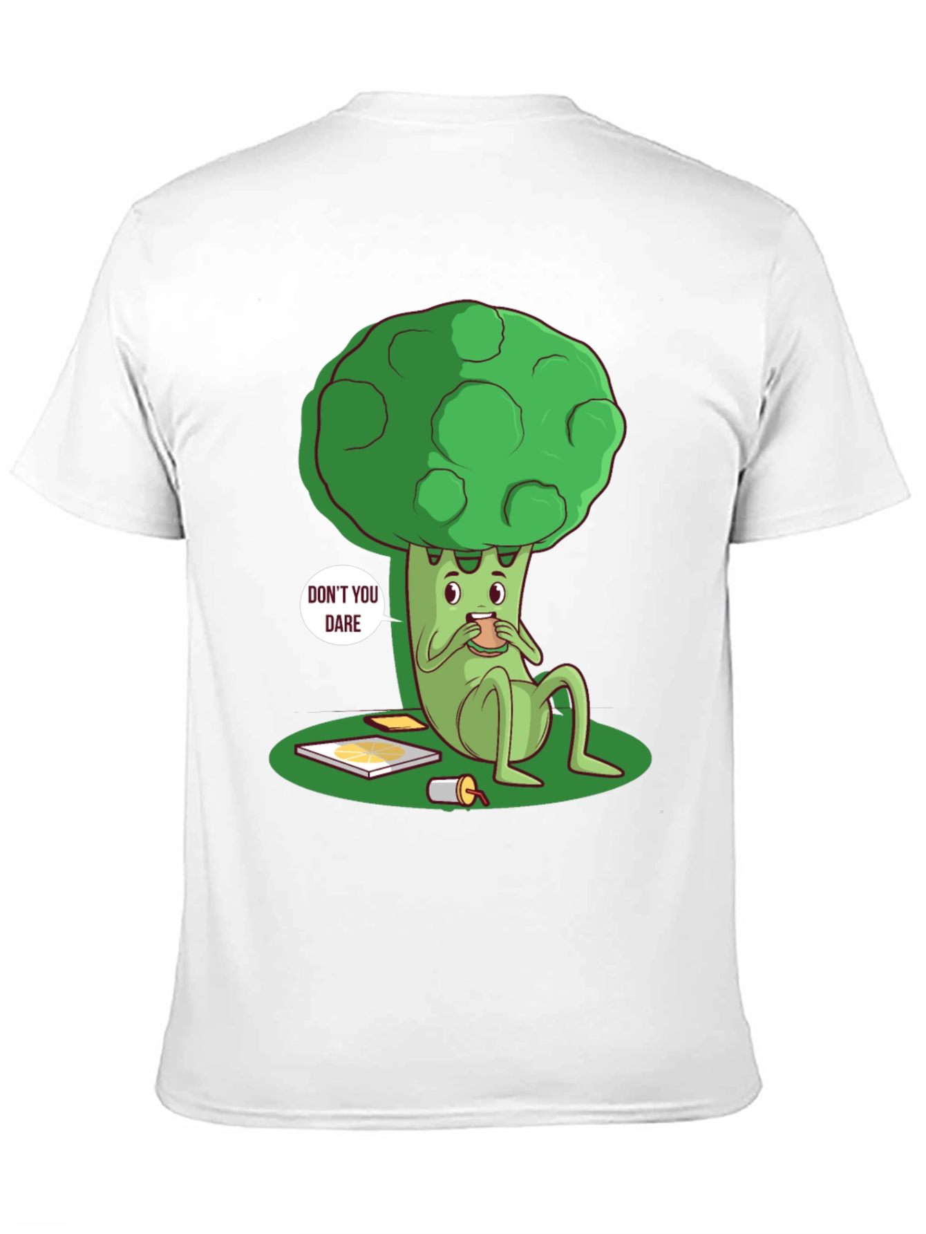 Funny Broccoli T-Shirt - Dont You Dare!